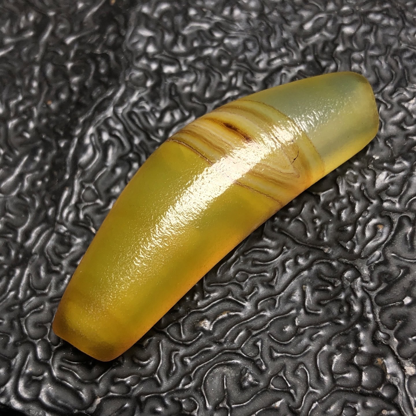 Chinese Natural Agate DZI Beads