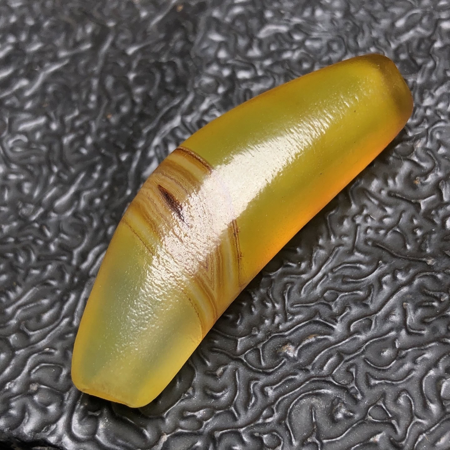 Chinese Natural Agate DZI Beads