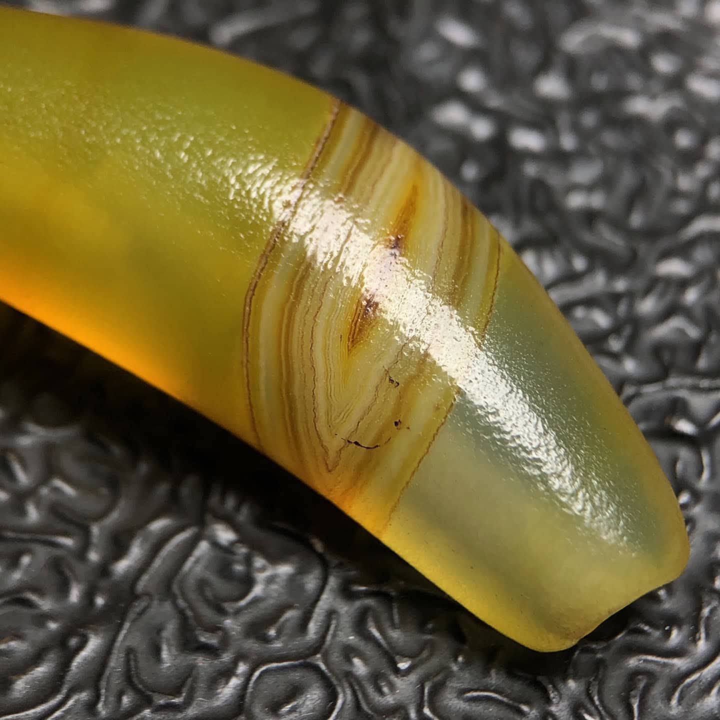 Chinese Natural Agate DZI Beads