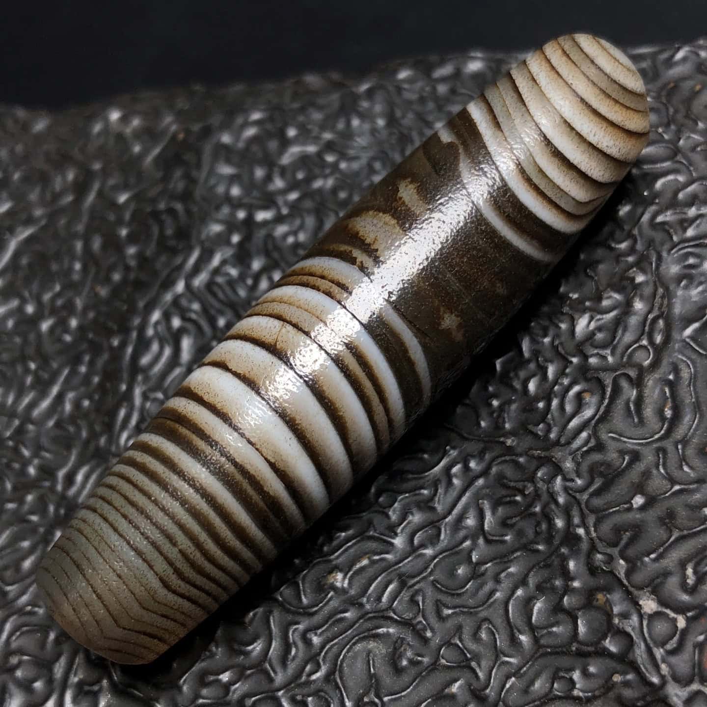 Chinese Natural Agate DZI Beads