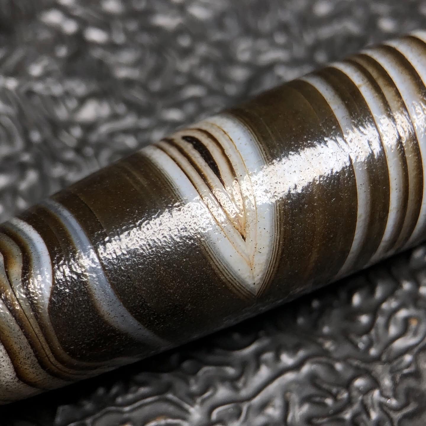 Chinese Natural Agate DZI Beads
