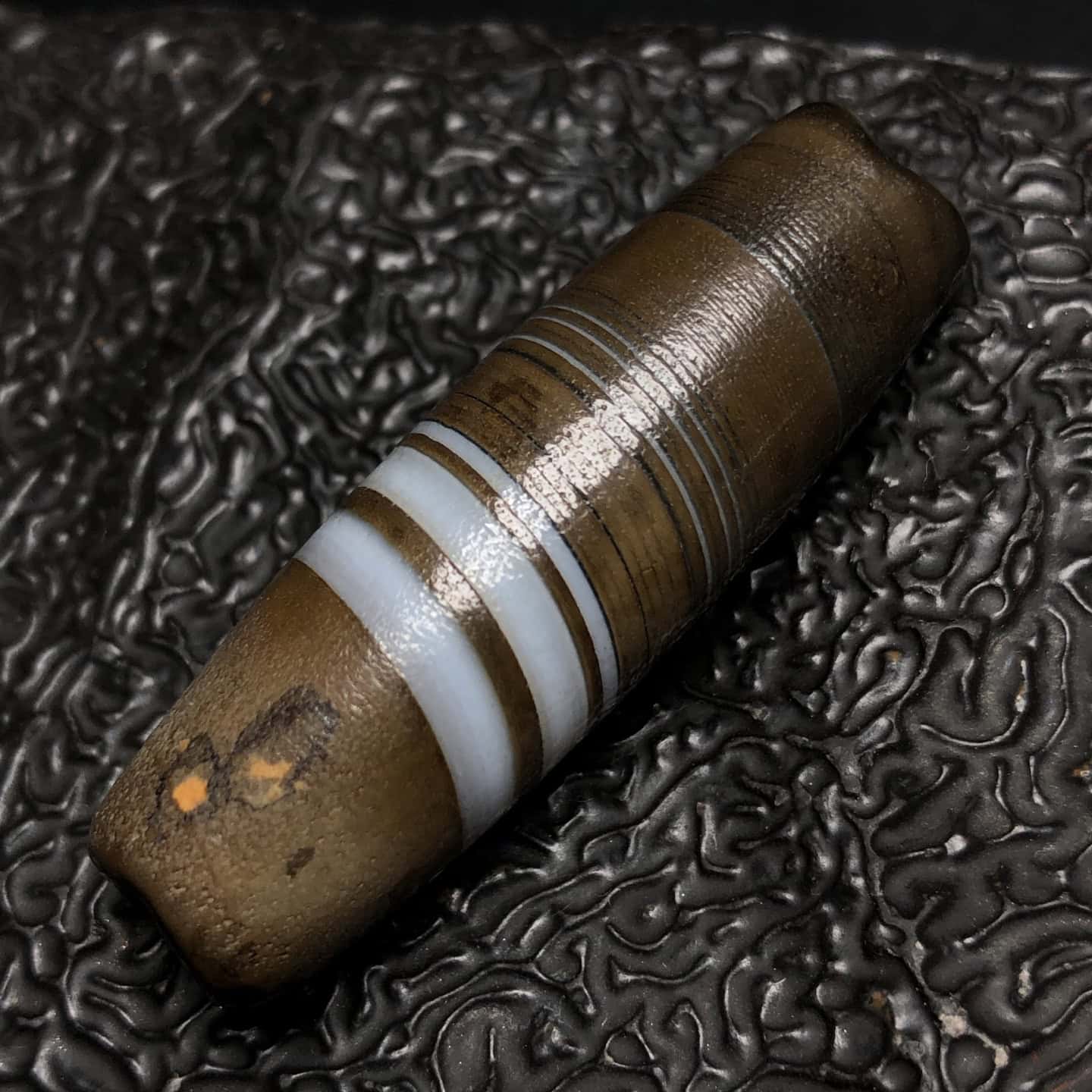 Chinese Natural Agate DZI Beads