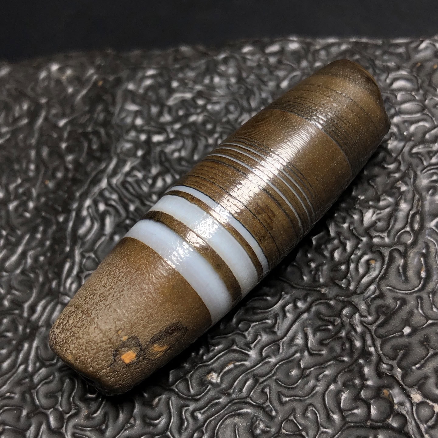 Chinese Natural Agate DZI Beads