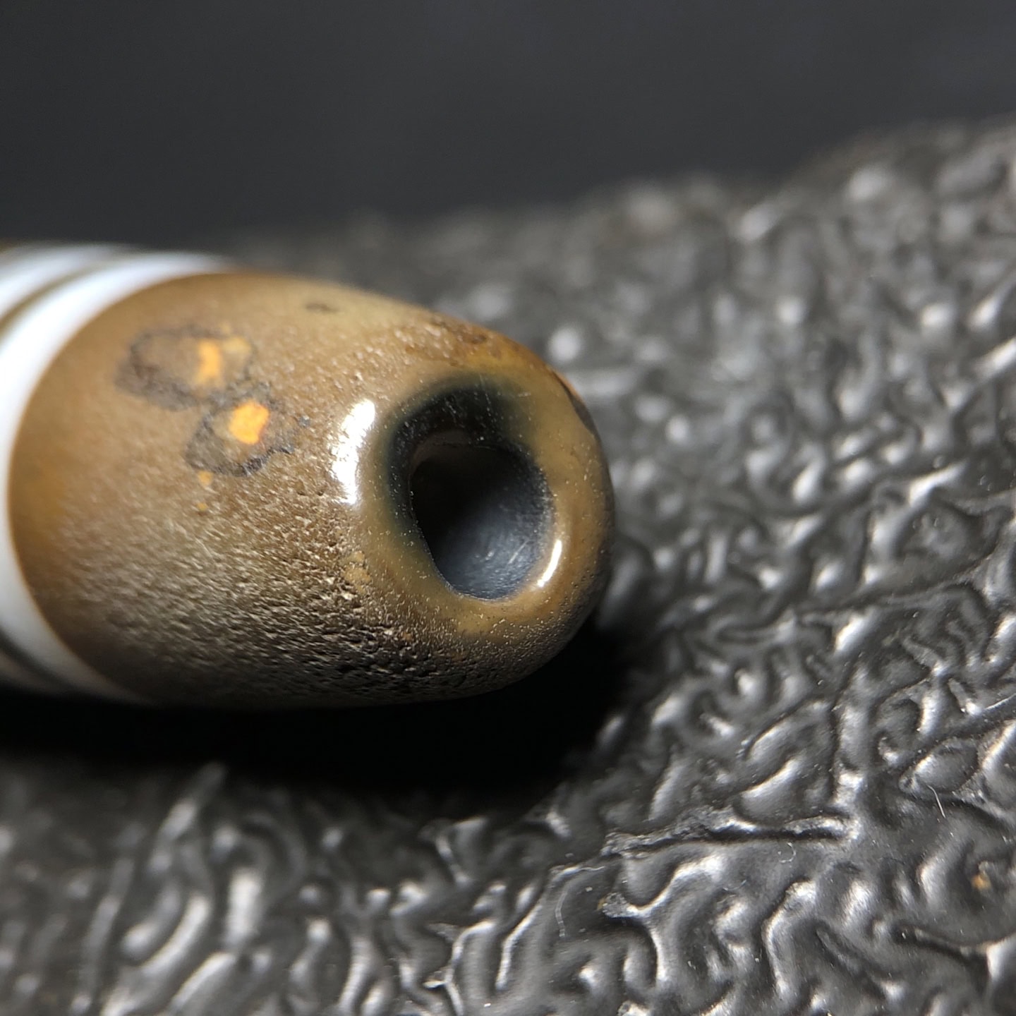 Chinese Natural Agate DZI Beads