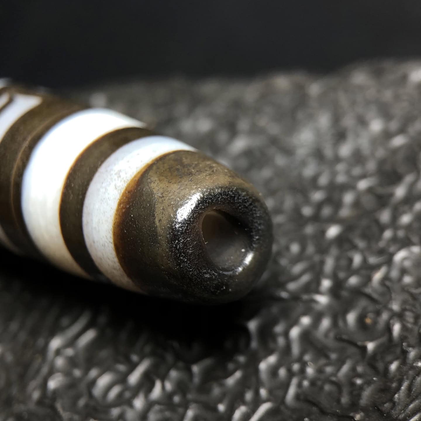 Chinese Natural Agate DZI Beads