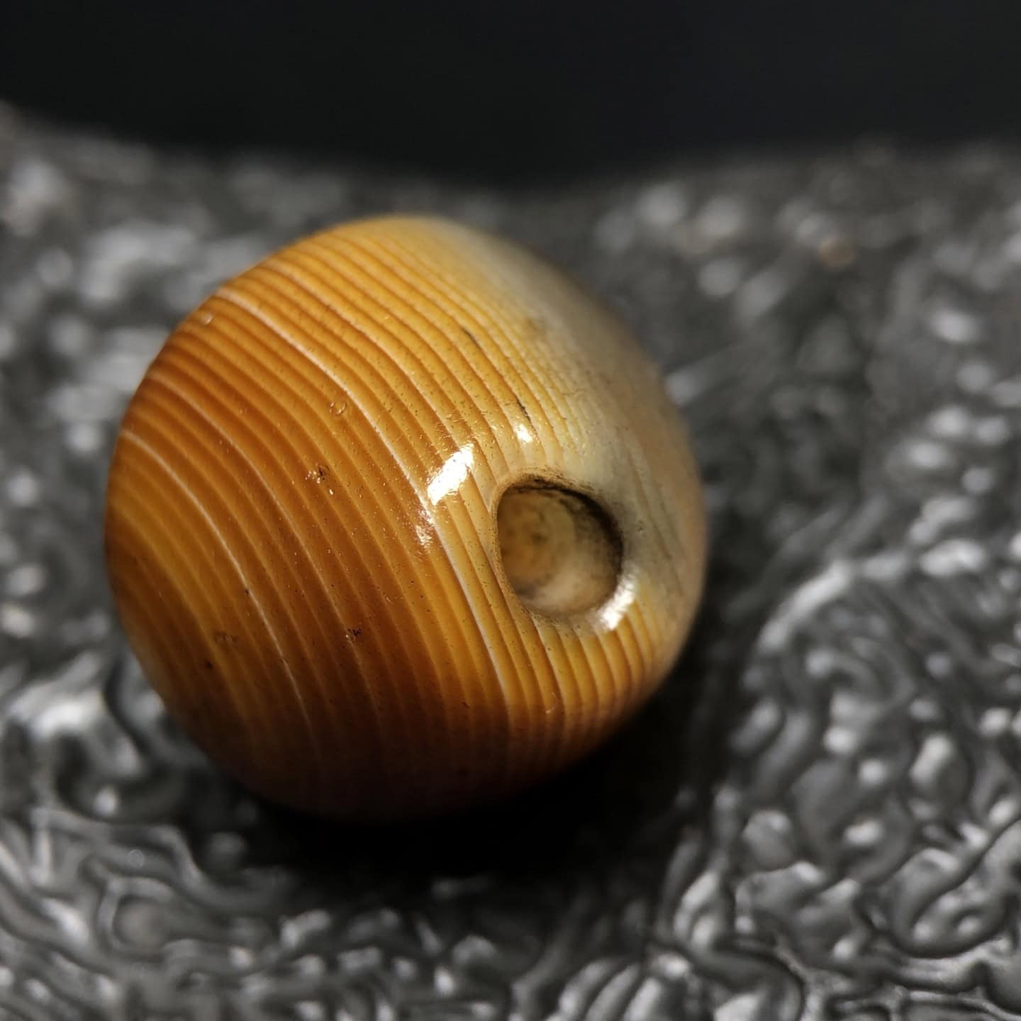 Chinese Natural Agate DZI Beads