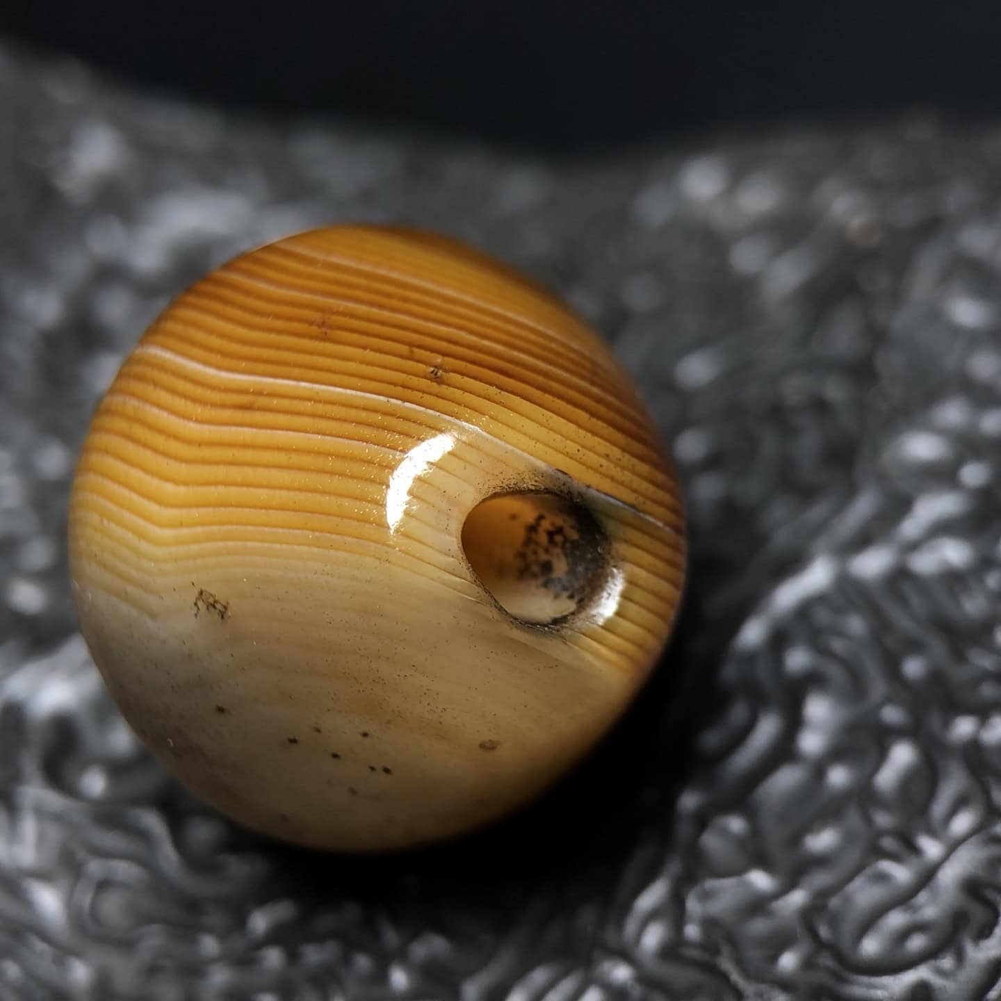 Chinese Natural Agate DZI Beads