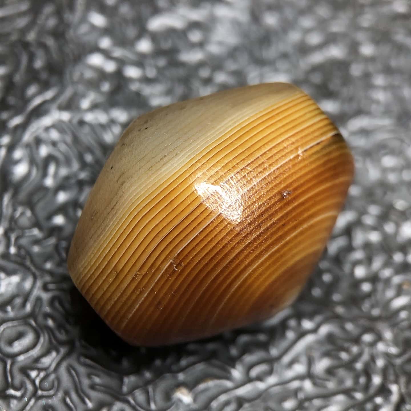 Chinese Natural Agate DZI Beads