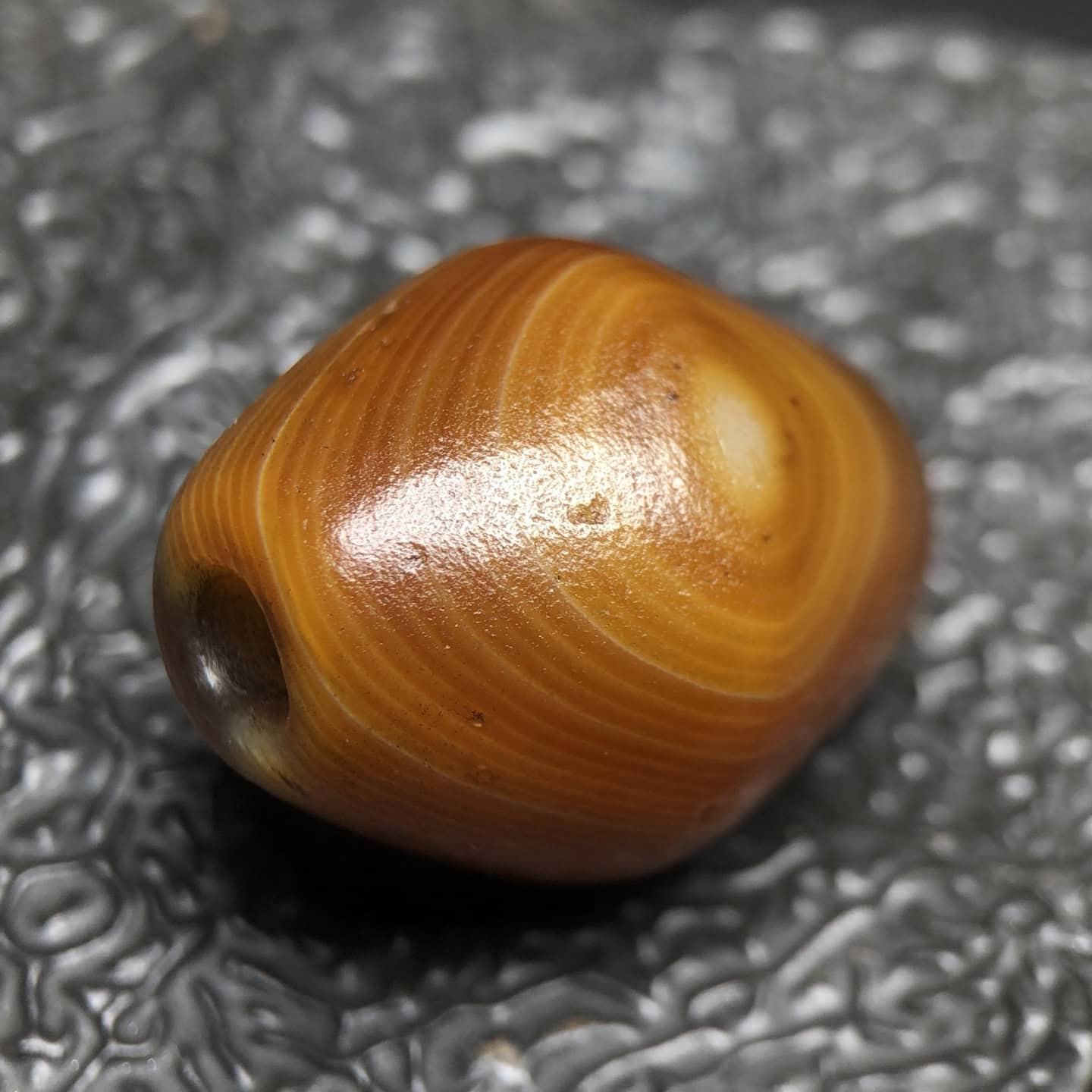 Chinese Natural Agate DZI Beads