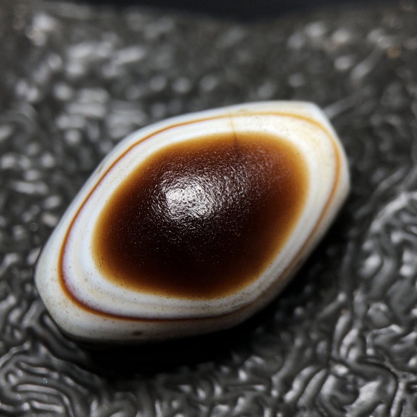 Chinese Natural Agate DZI Beads