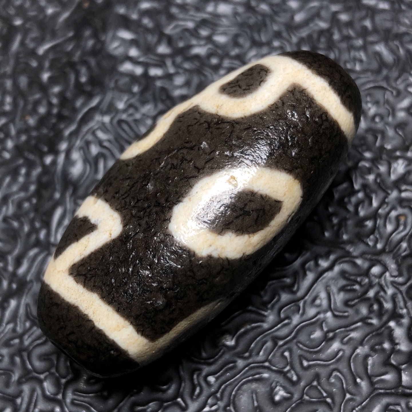 Chinese Natural Agate DZI Beads