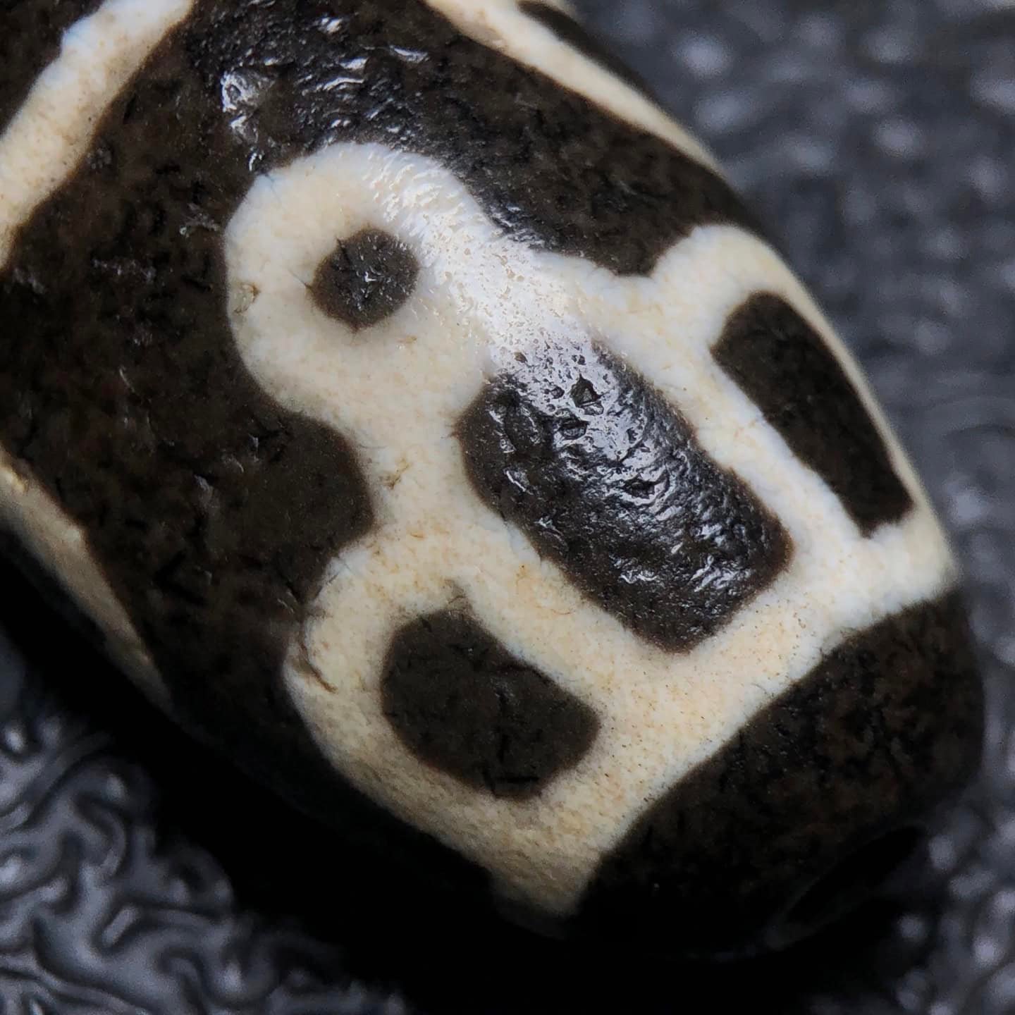 Chinese Natural Agate DZI Beads