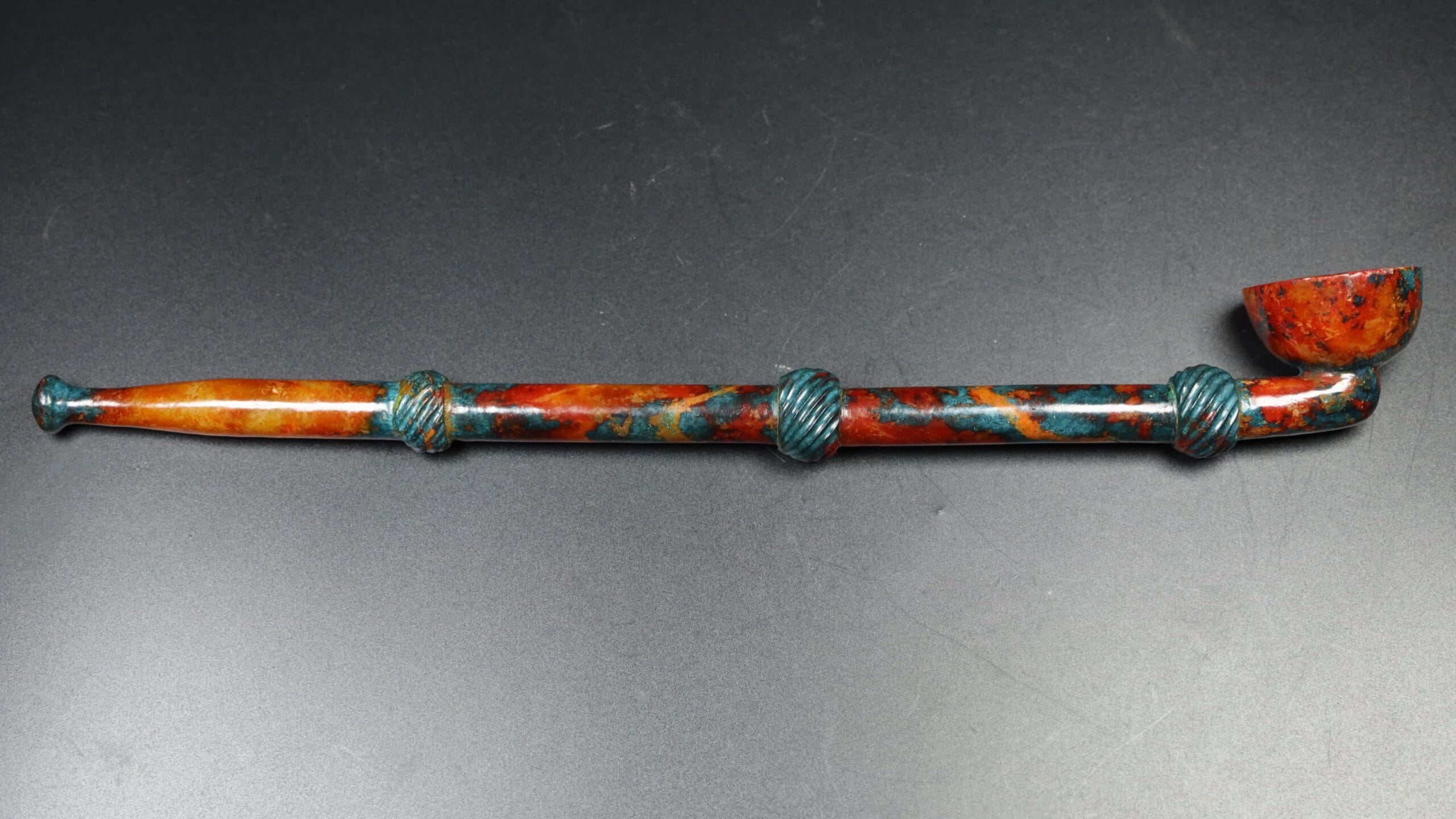 Chinese Natural Jade Carved cigarette pouch