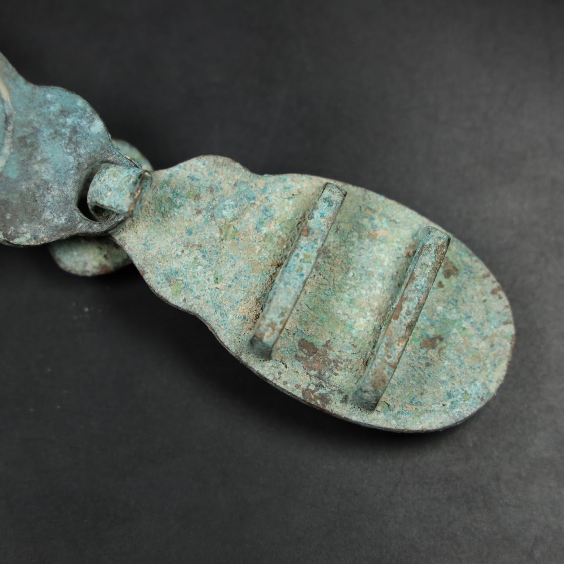 Chinese Natural Jade Carved belt buckle
