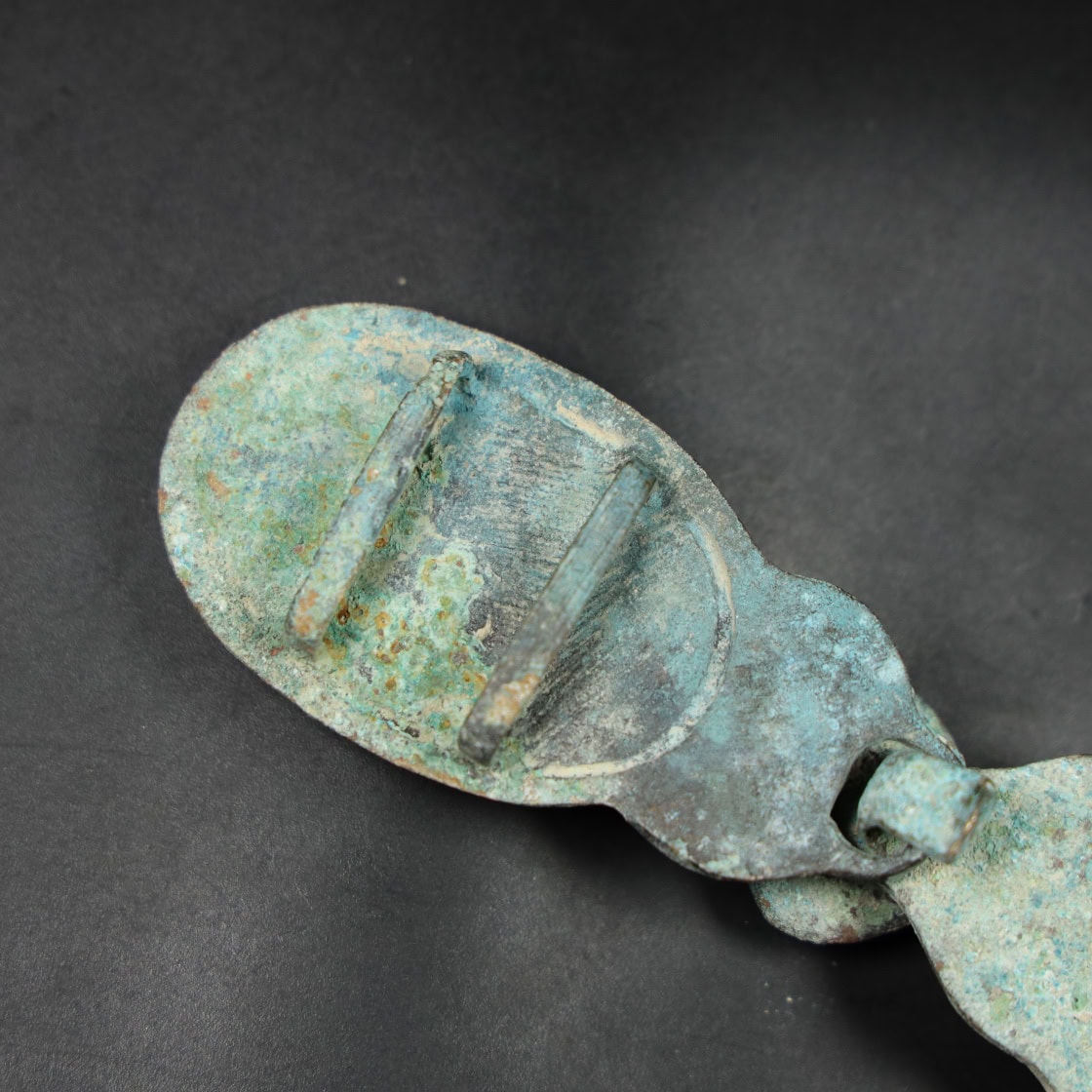 Chinese Natural Jade Carved belt buckle
