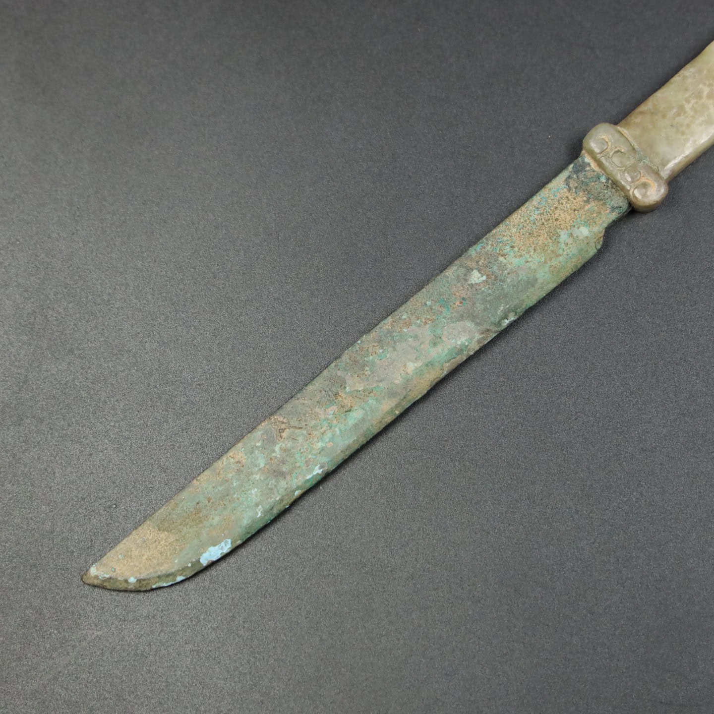 Chinese Natural Jade Carved Daggers