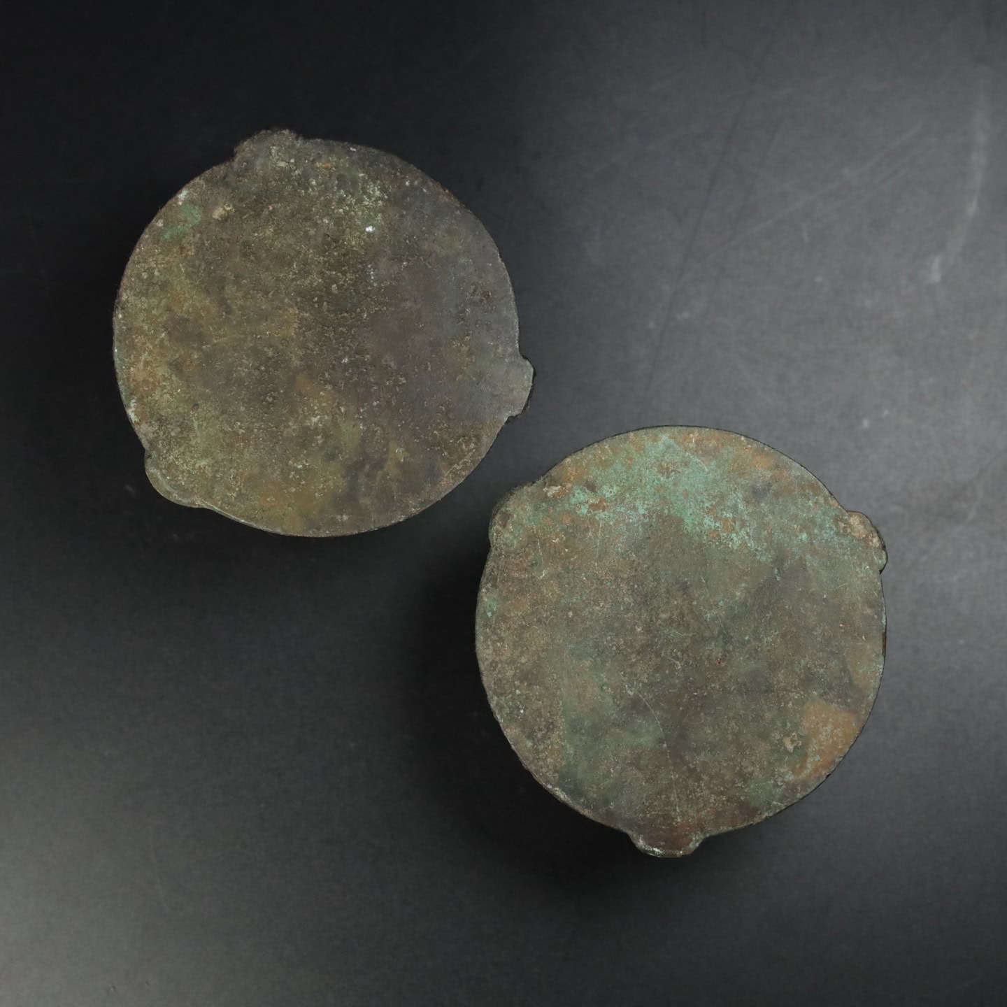 Chinese Natural Jade Carved Copper Clad