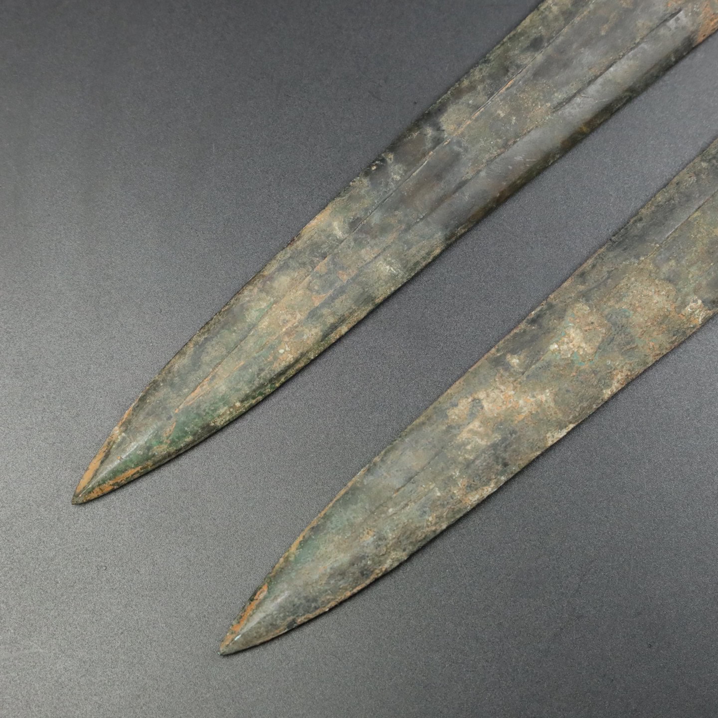 Chinese Natural Jade Carved weapons