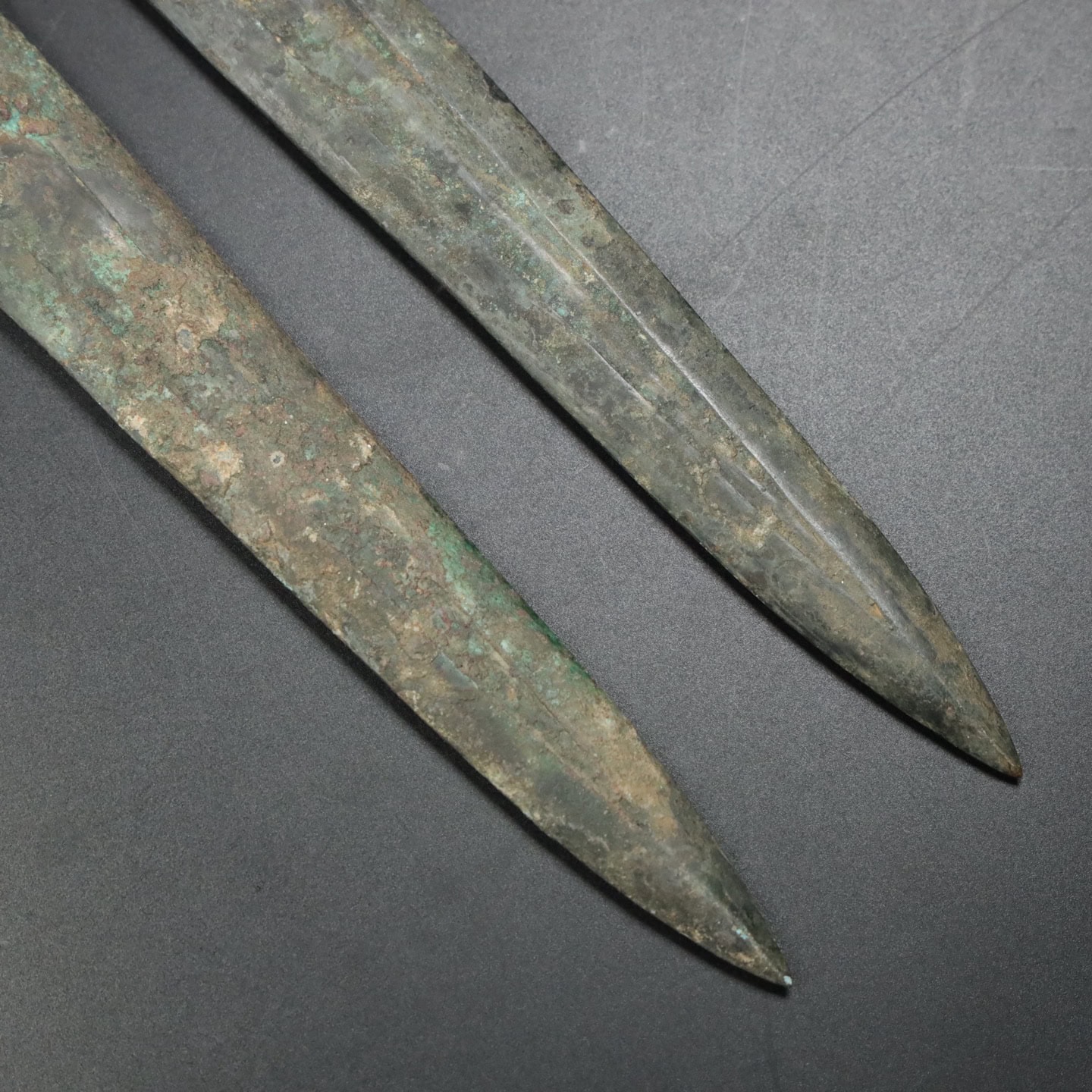 Chinese Natural Jade Carved weapons