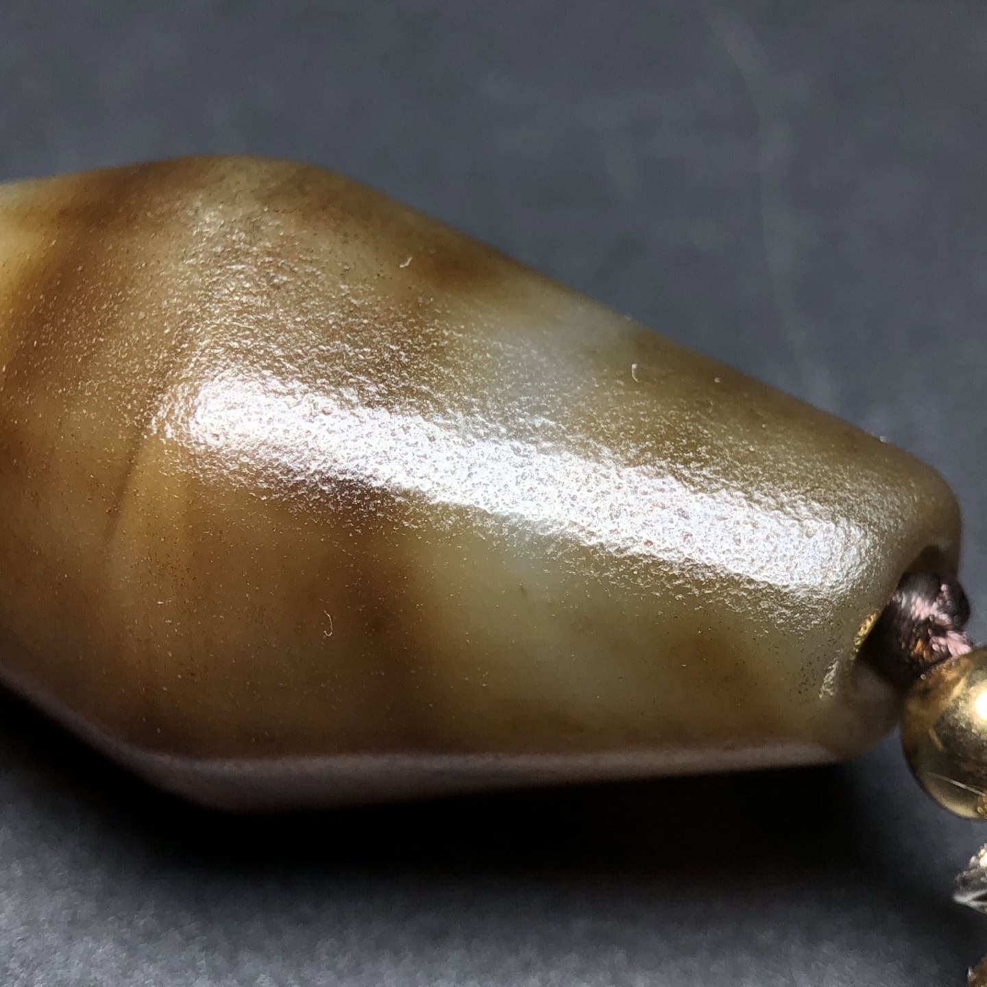 Chinese Natural Agate DZI Beads