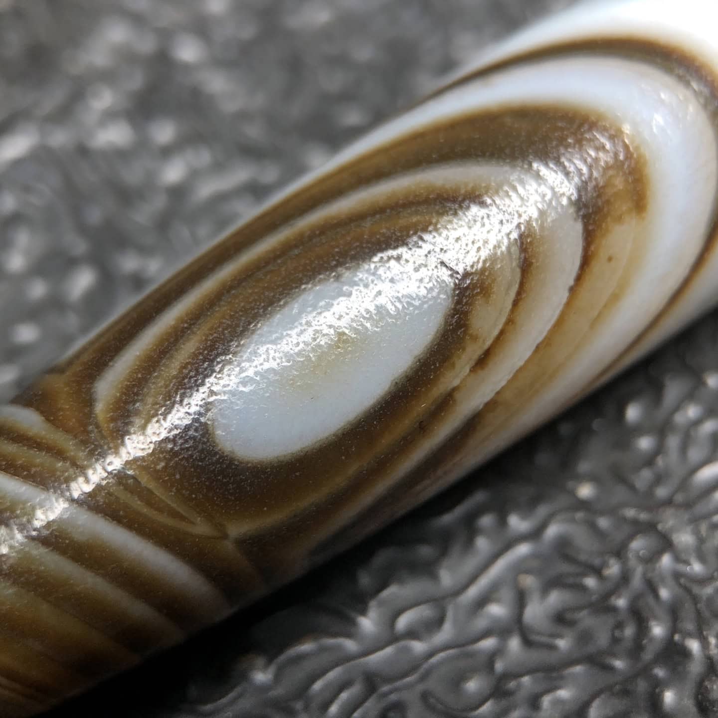 Chinese Natural Agate DZI Beads