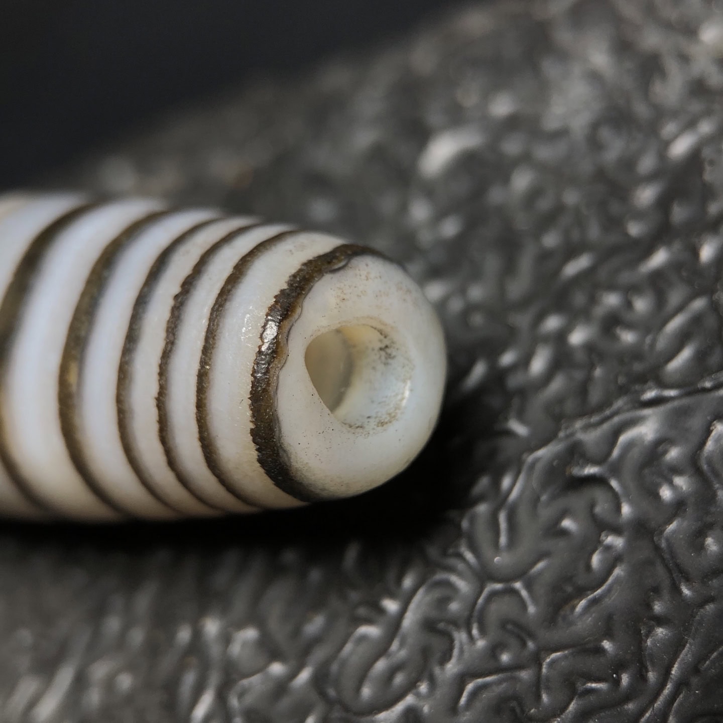 Chinese Natural Agate DZI Beads