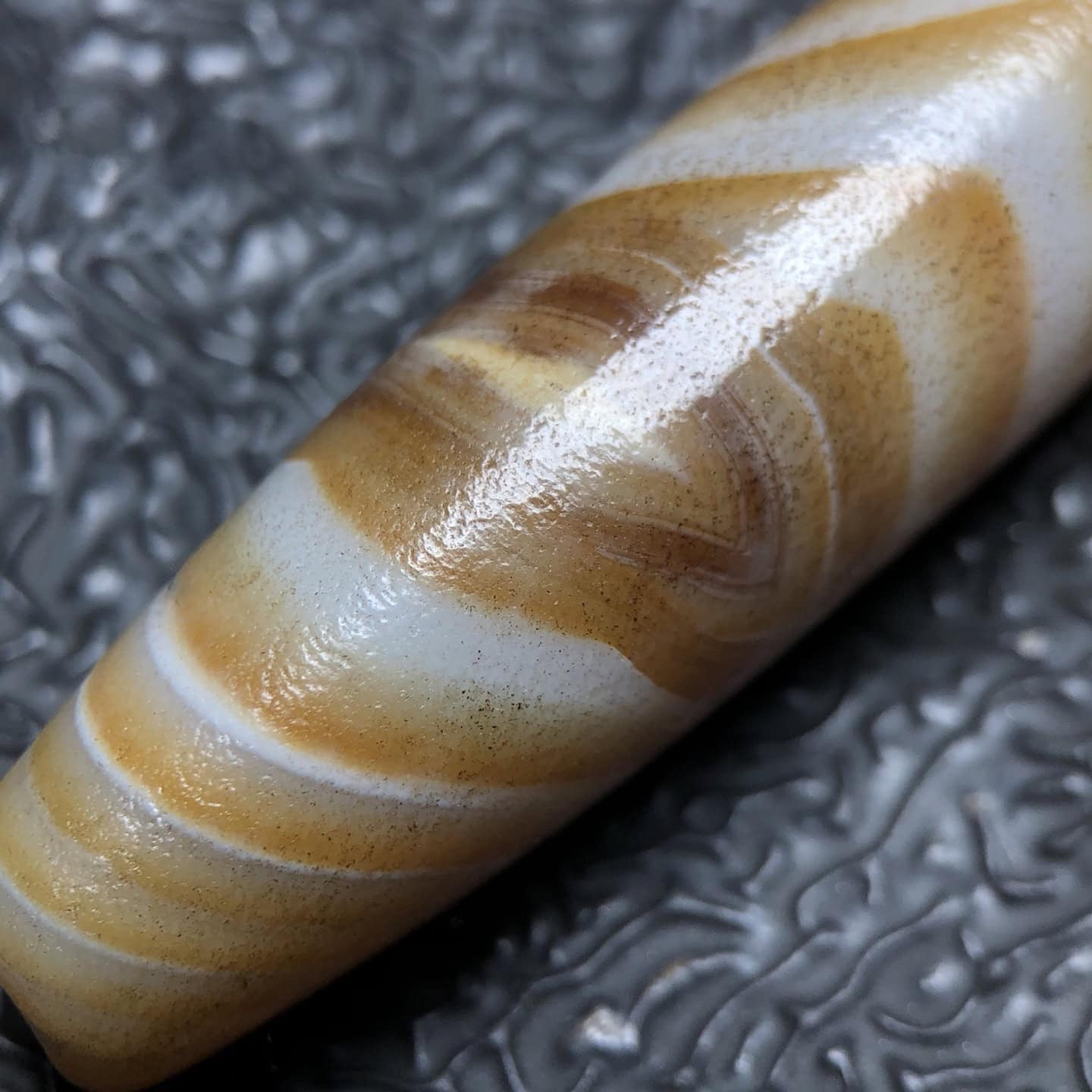 Chinese Natural Agate DZI Beads