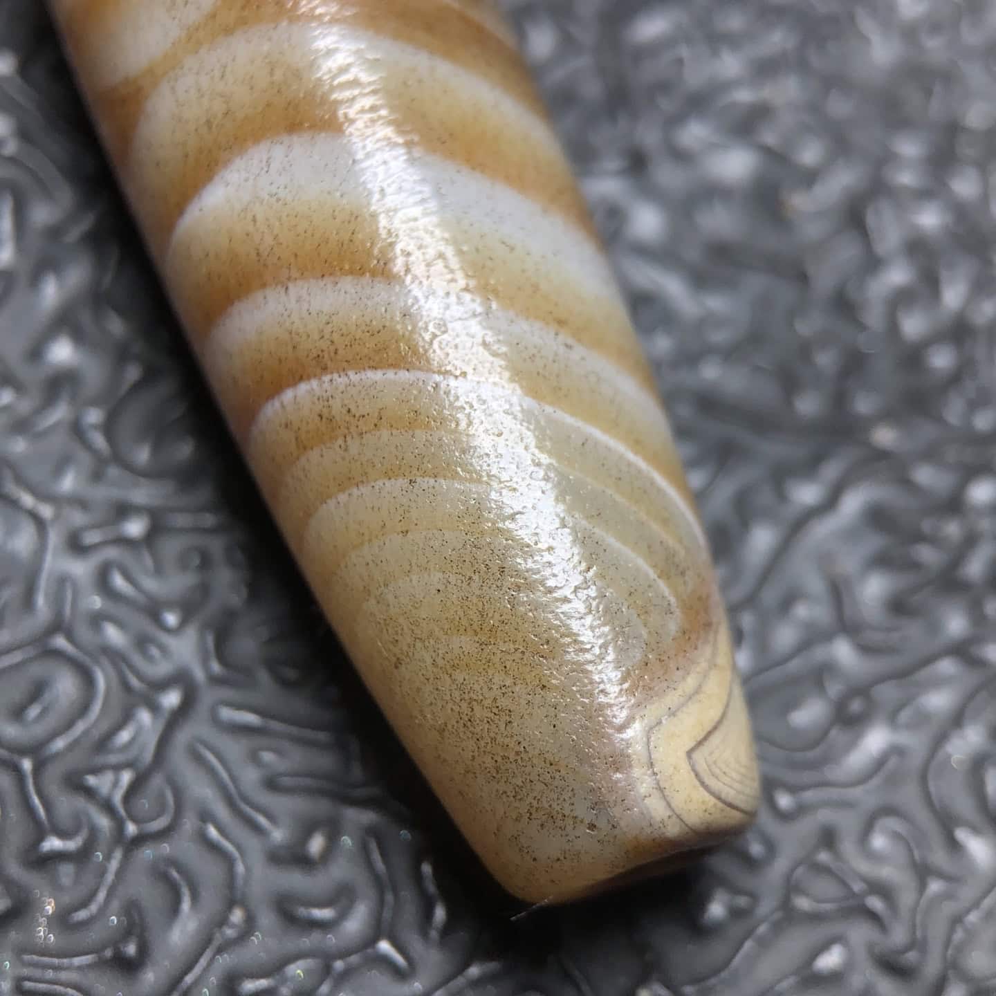 Chinese Natural Agate DZI Beads