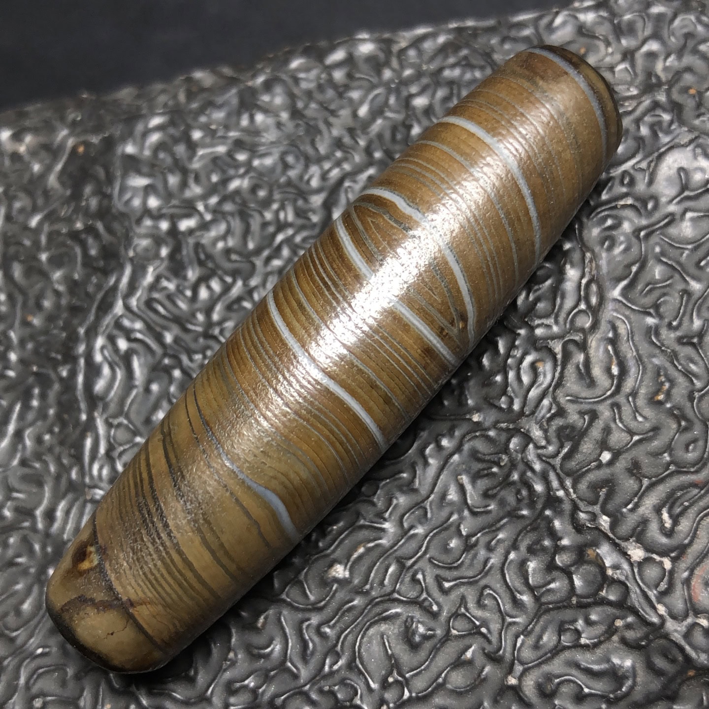 Chinese Natural Agate DZI Beads