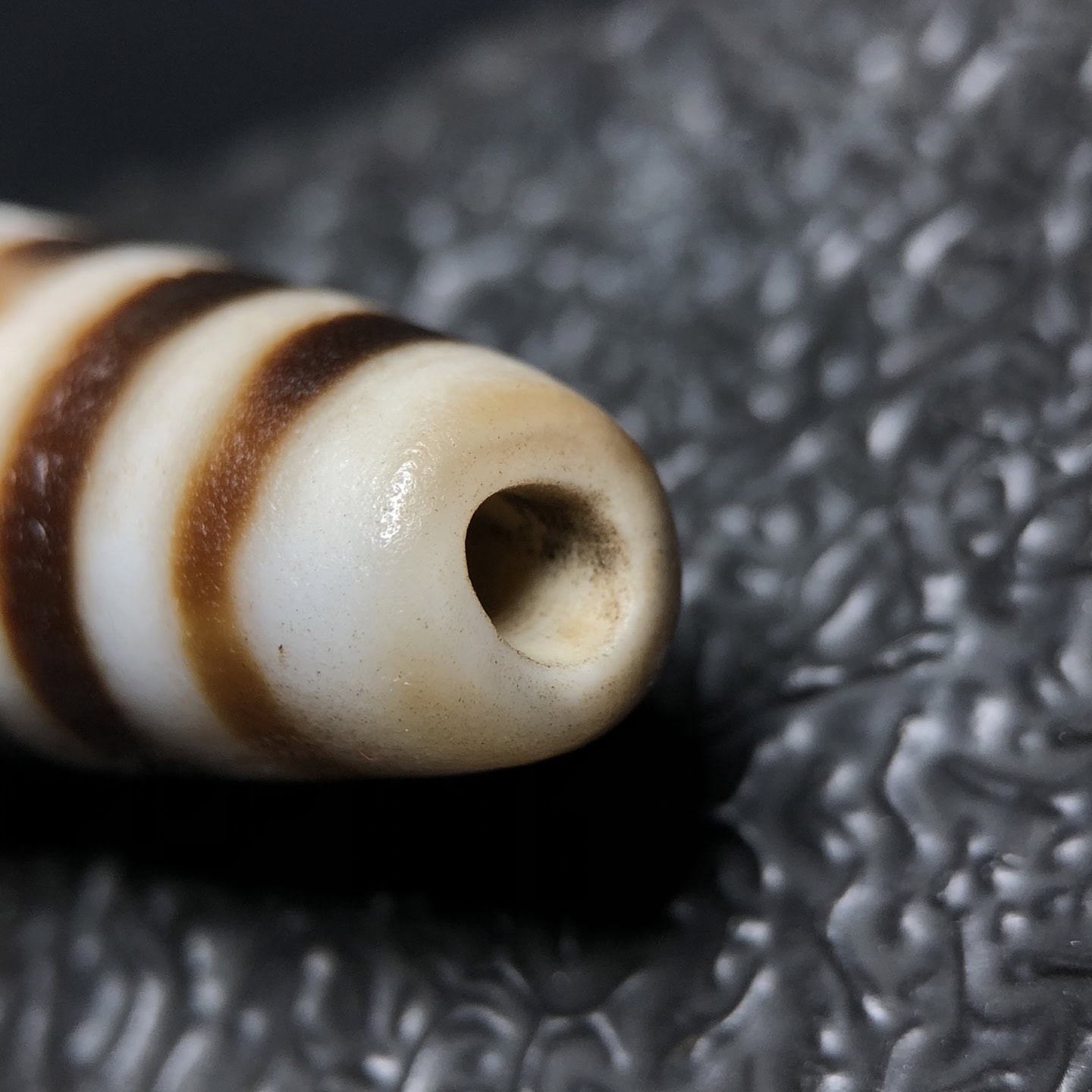 Chinese Natural Agate DZI Beads