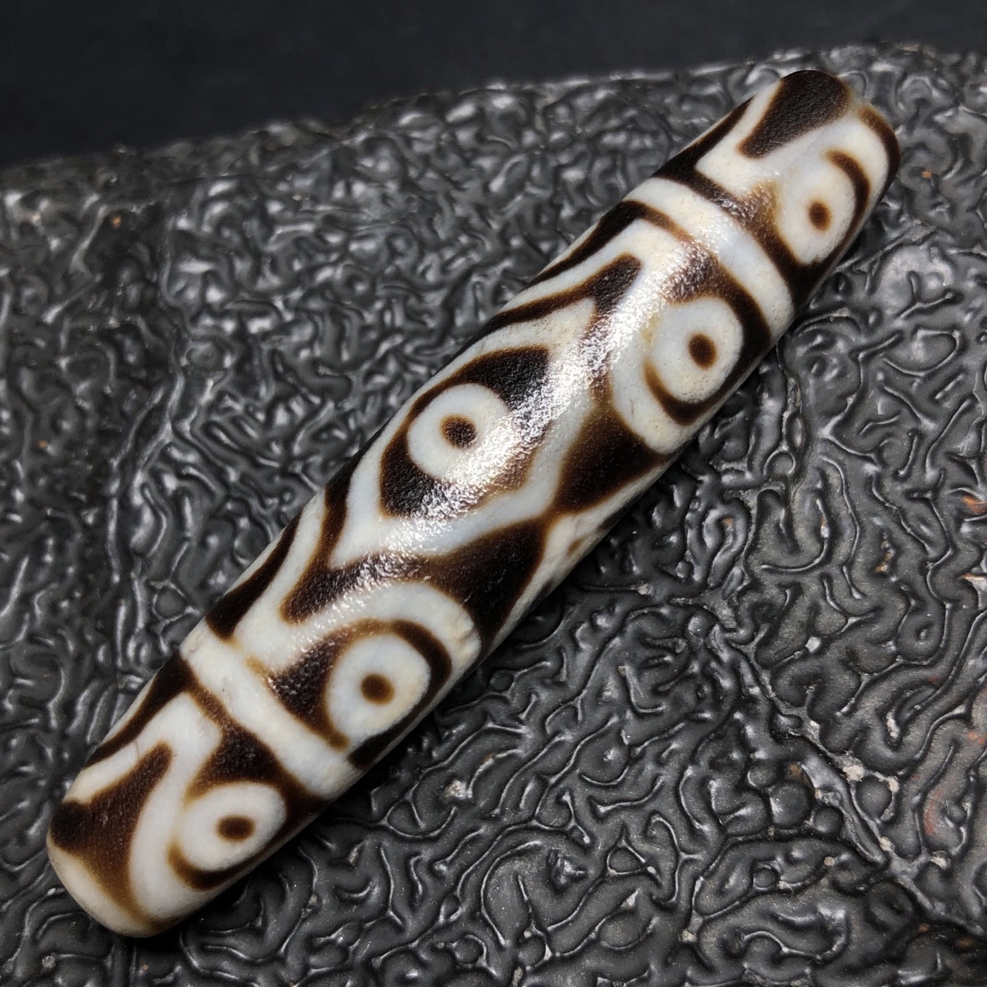 Chinese Natural Agate DZI Beads