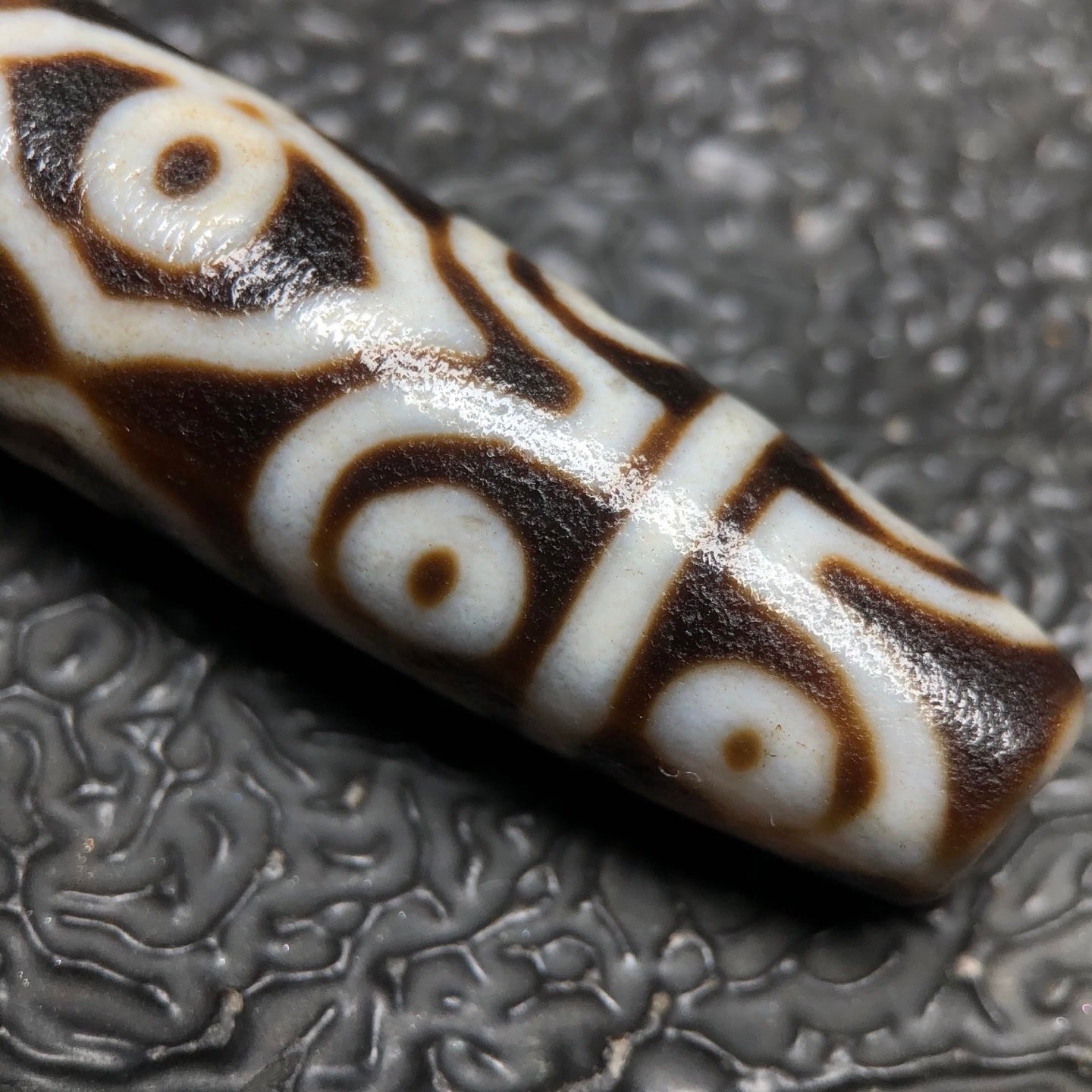 Chinese Natural Agate DZI Beads