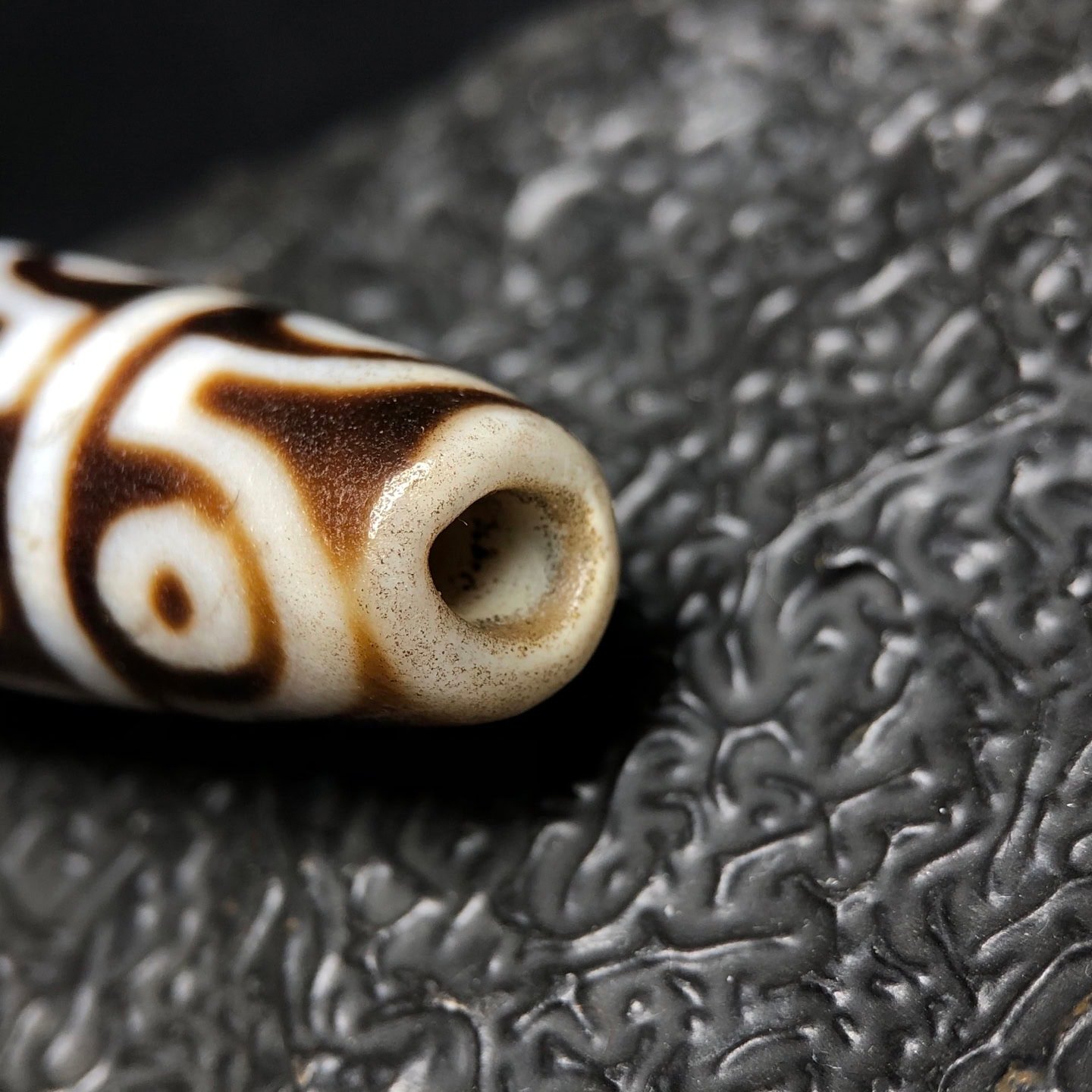 Chinese Natural Agate DZI Beads