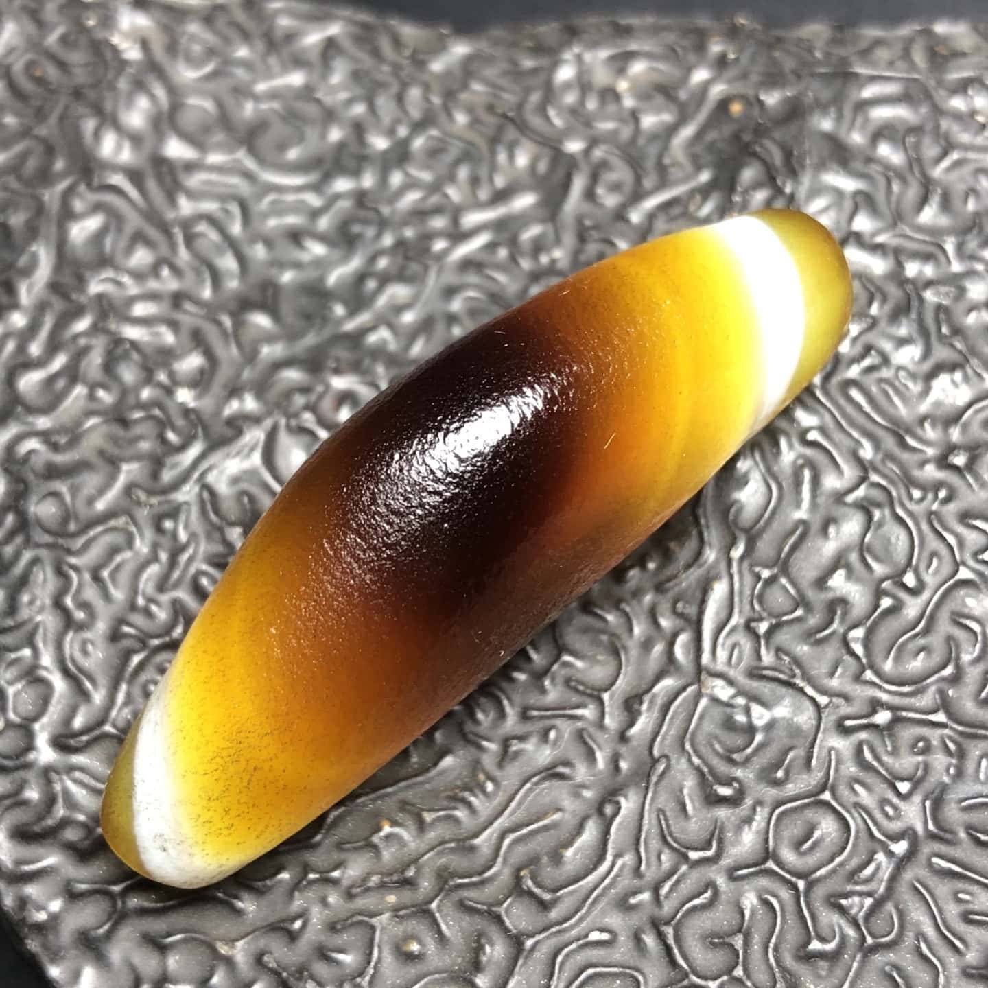 Chinese Natural Agate DZI Beads