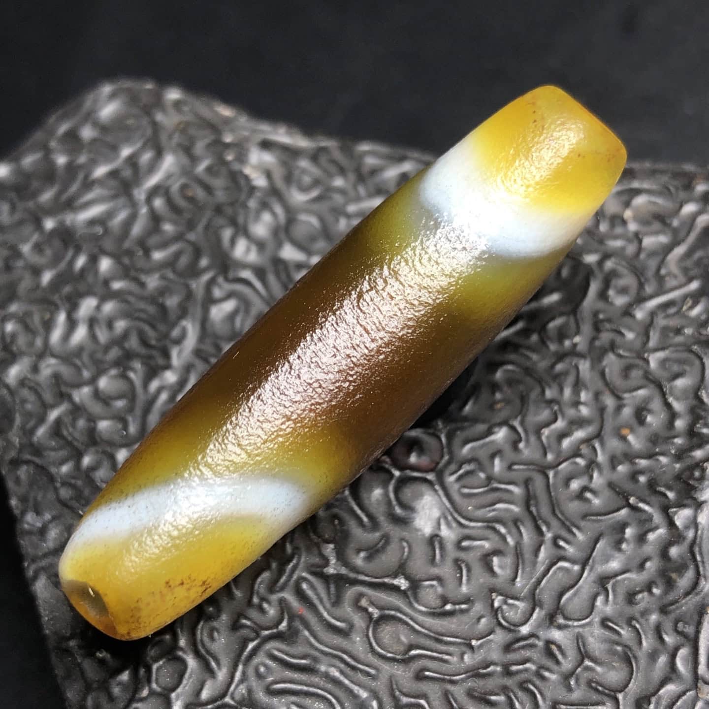 Chinese Natural Agate DZI Beads