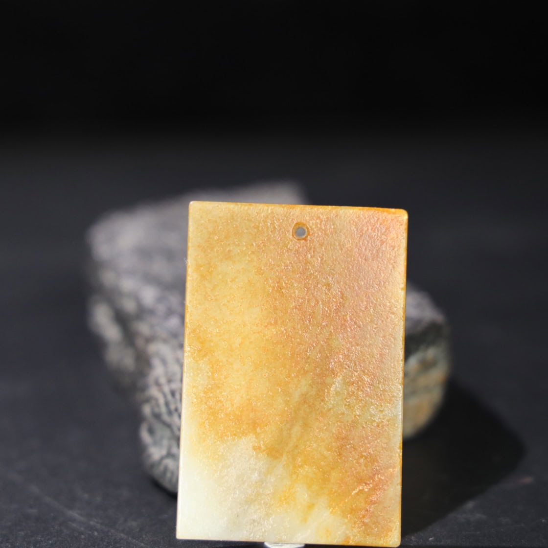 Chinese Natural Jade Carved Pendant