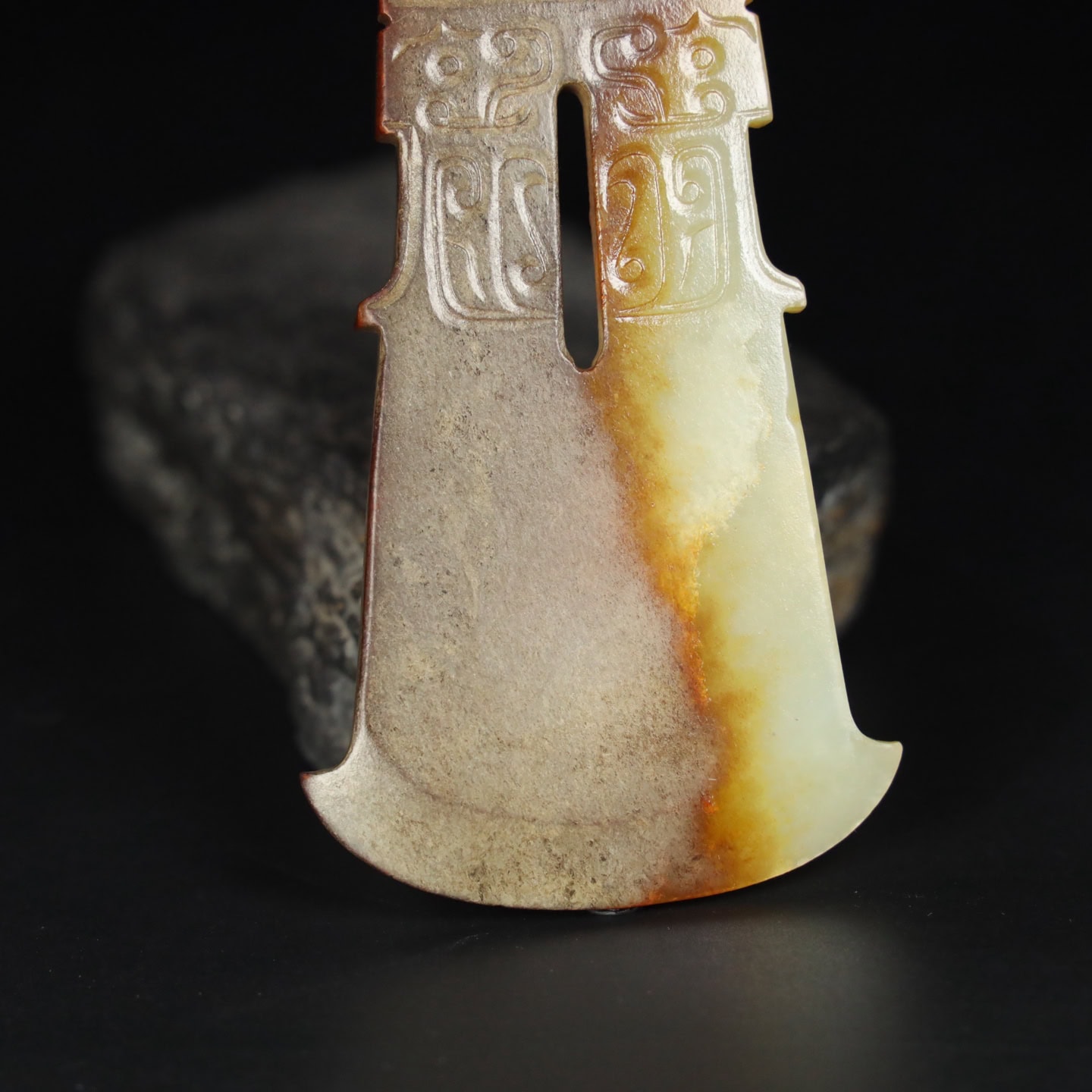 Chinese Natural Jade Carved House