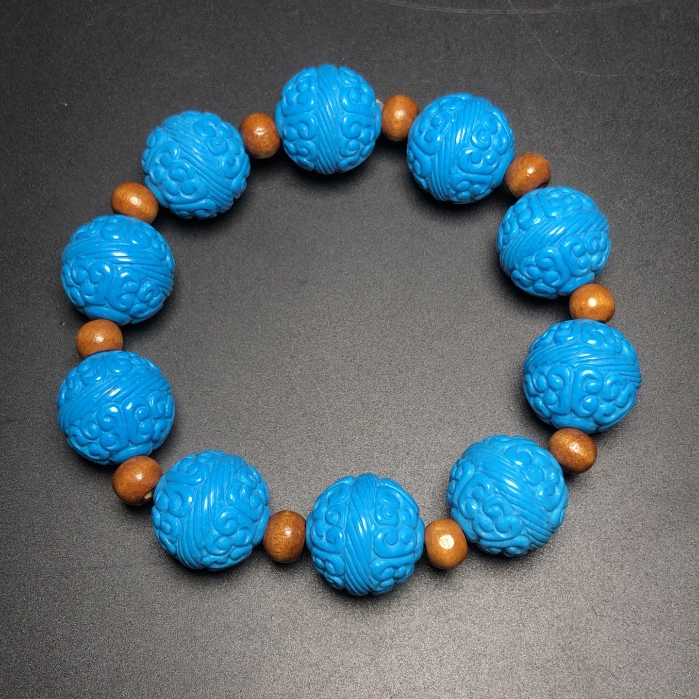 Chinese Natural Jade Carved bracelets