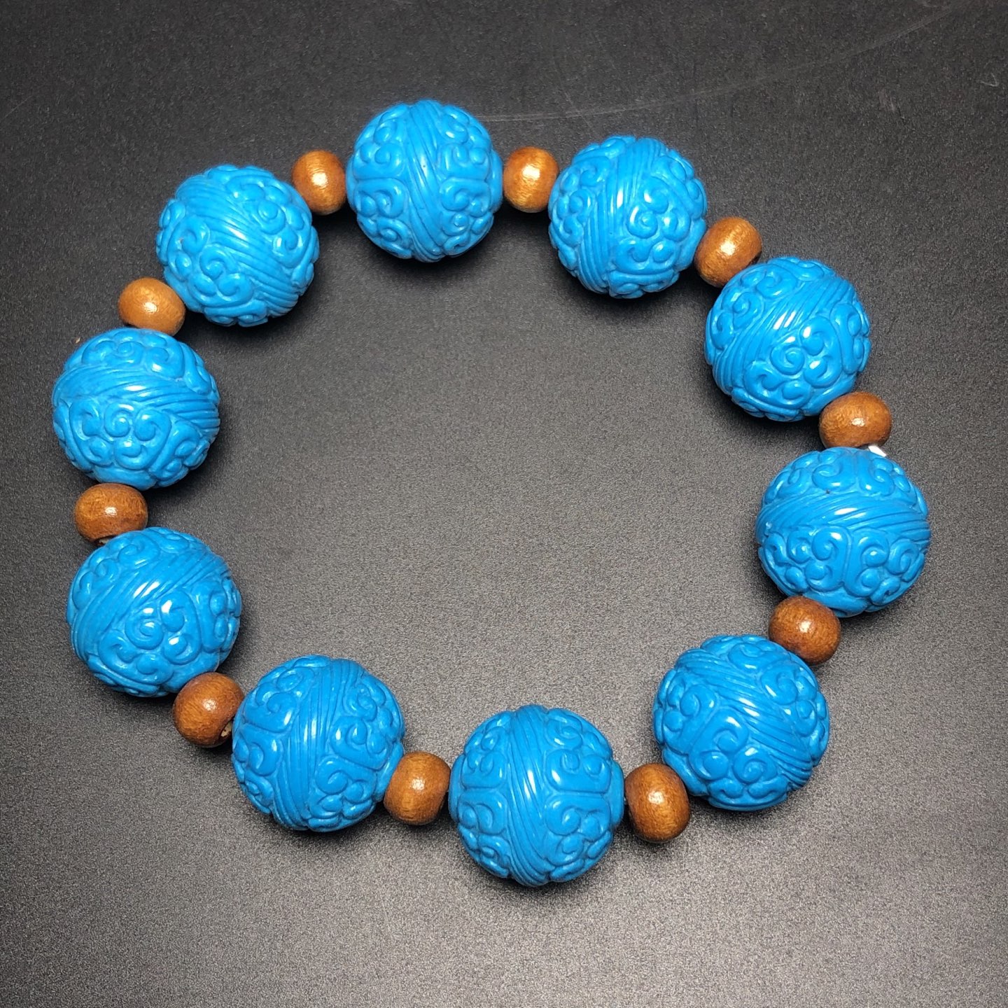 Chinese Natural Jade Carved bracelets