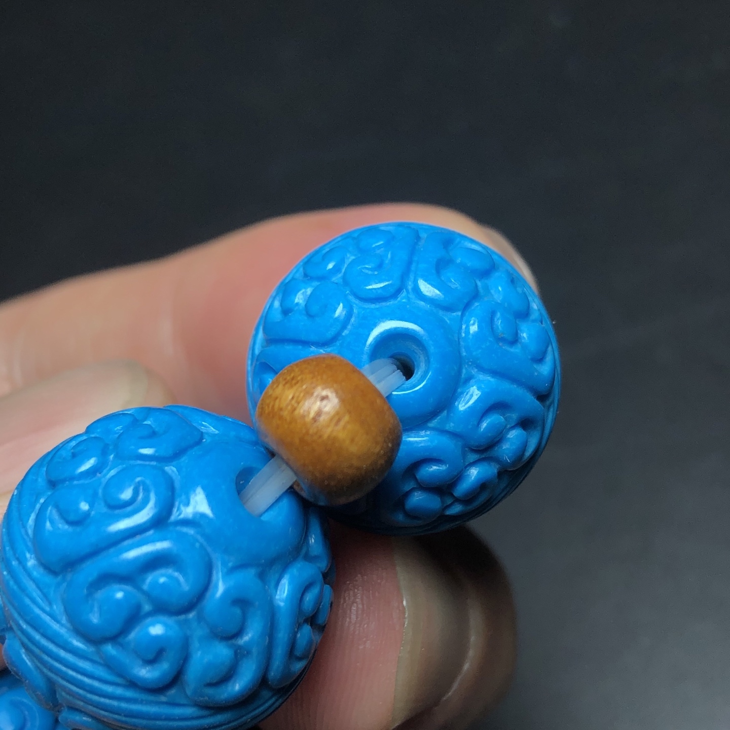 Chinese Natural Jade Carved bracelets
