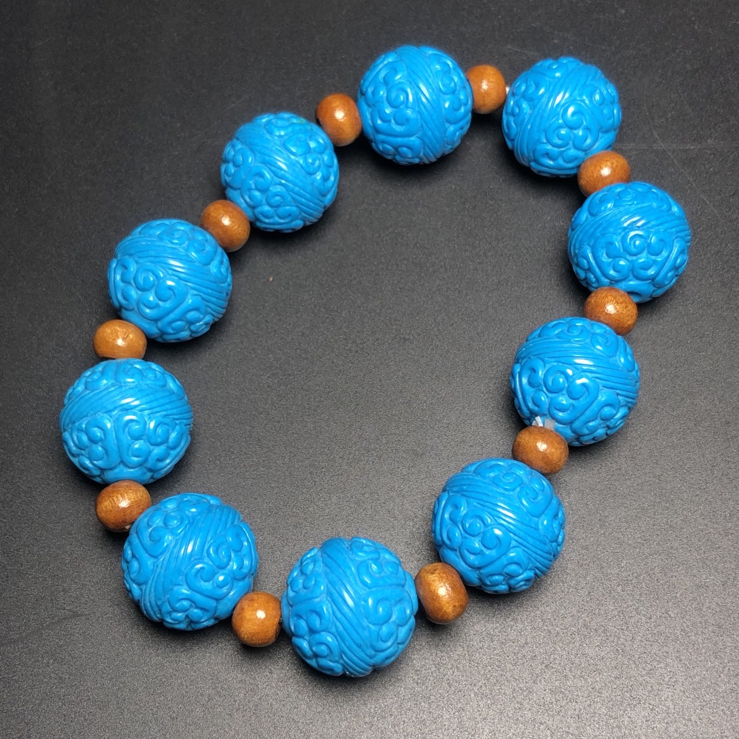 Chinese Natural Jade Carved bracelets