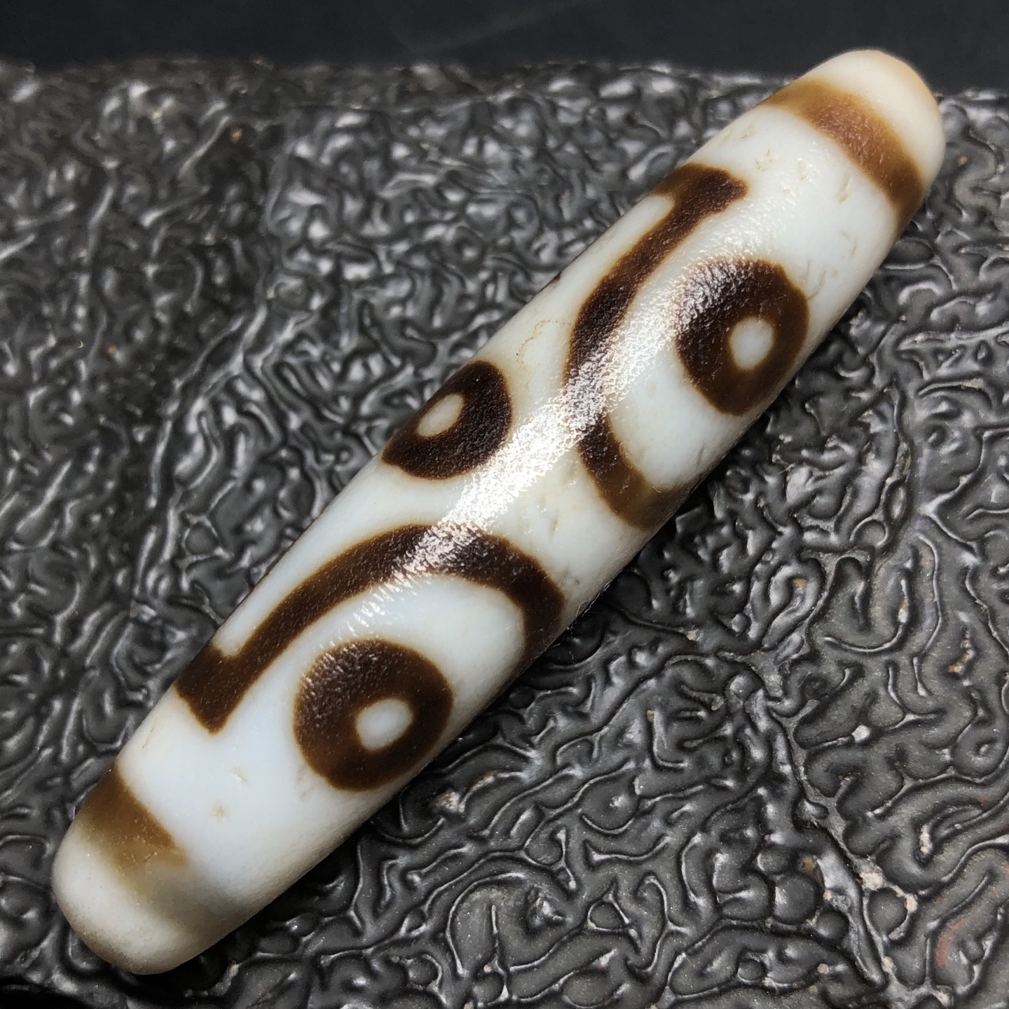 Chinese Natural Agate DZI Beads