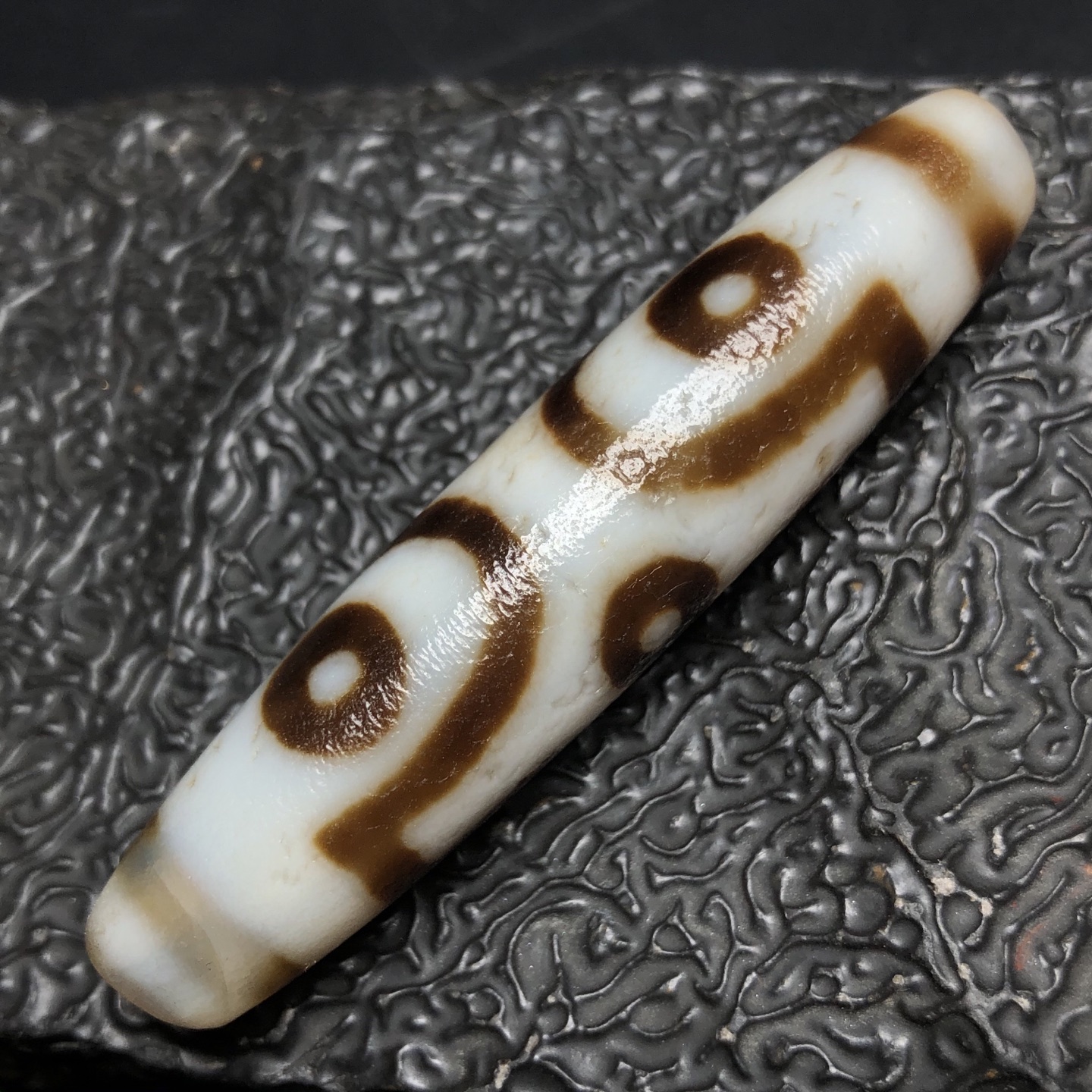 Chinese Natural Agate DZI Beads