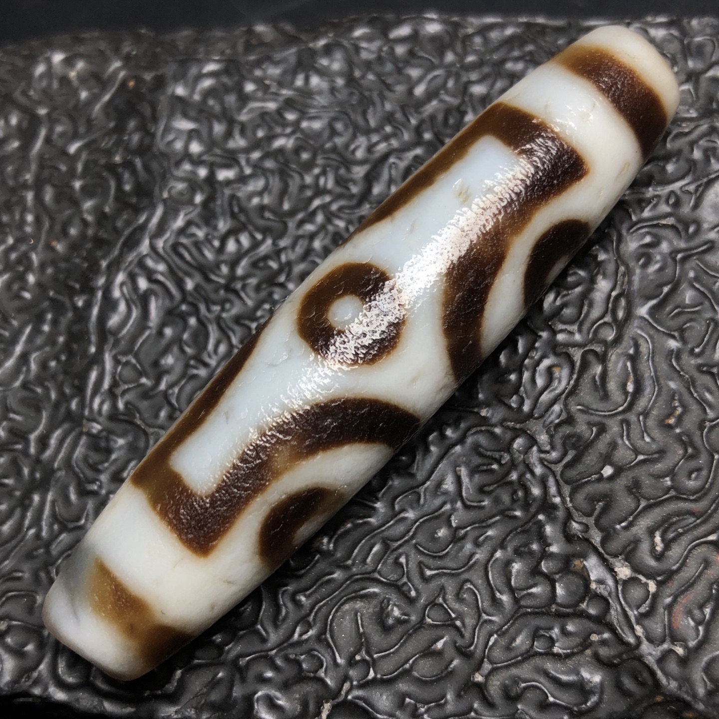 Chinese Natural Agate DZI Beads