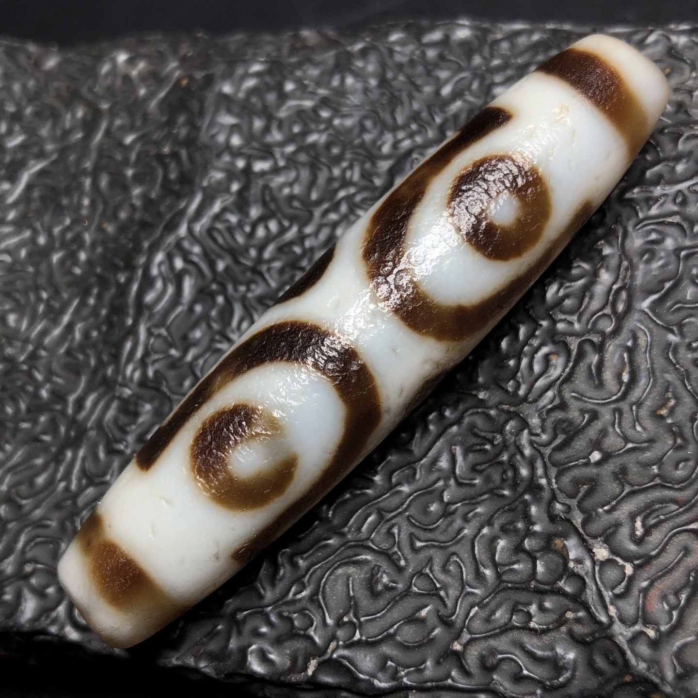 Chinese Natural Agate DZI Beads