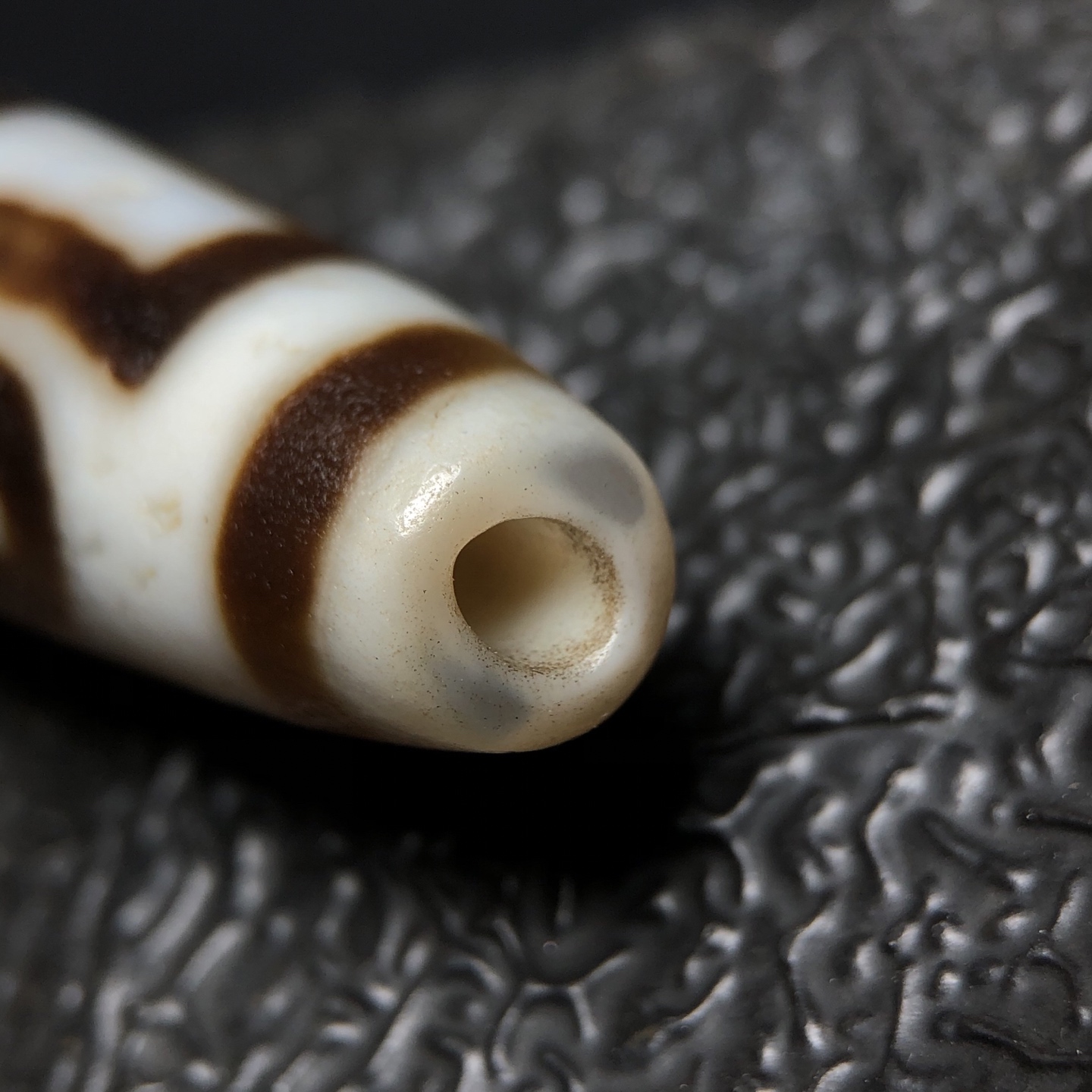 Chinese Natural Agate DZI Beads