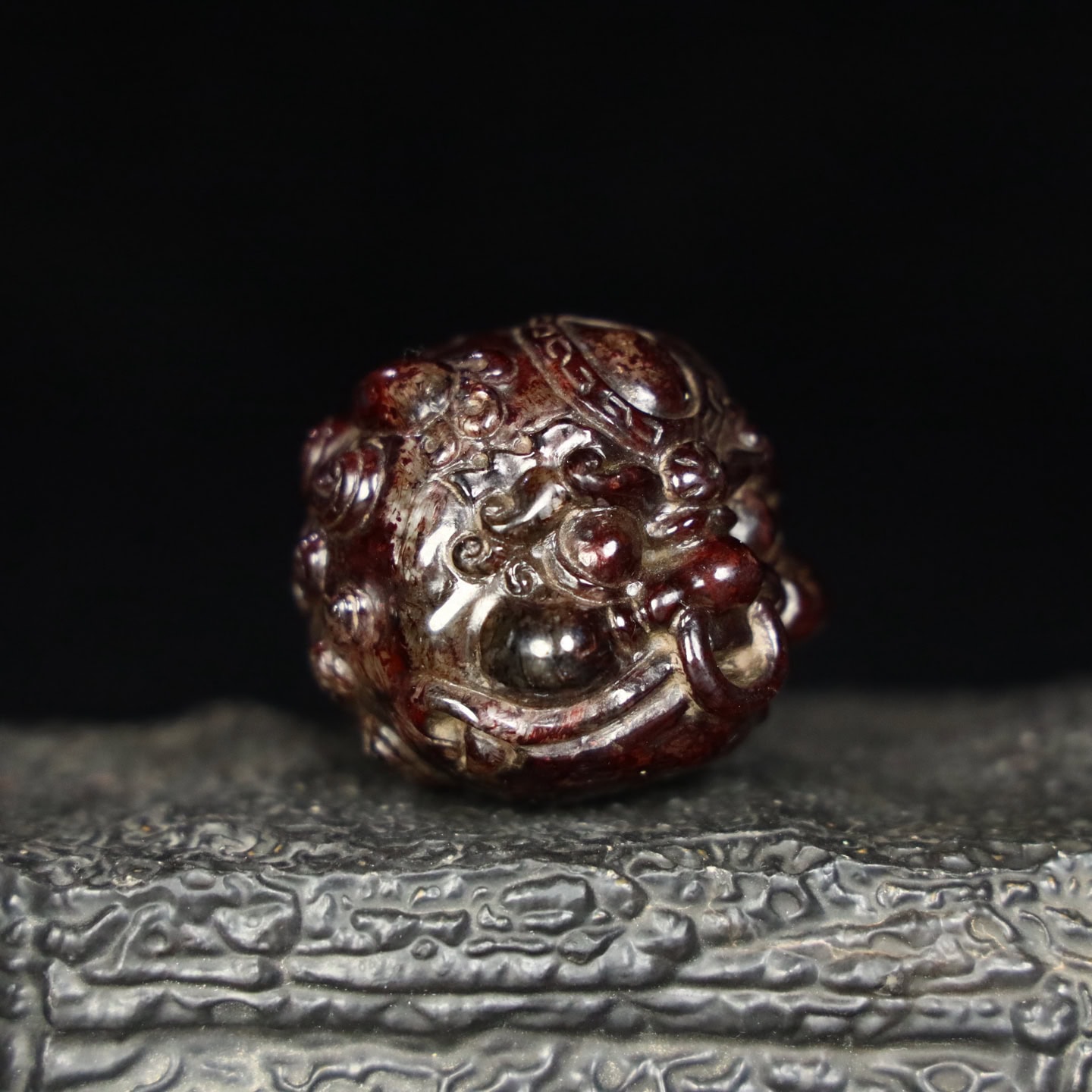 Chinese Natural Jade Carved handballs