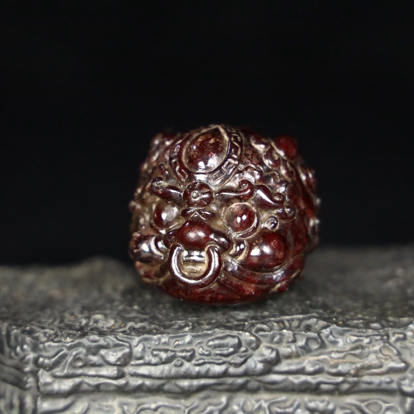 Chinese Natural Jade Carved handballs