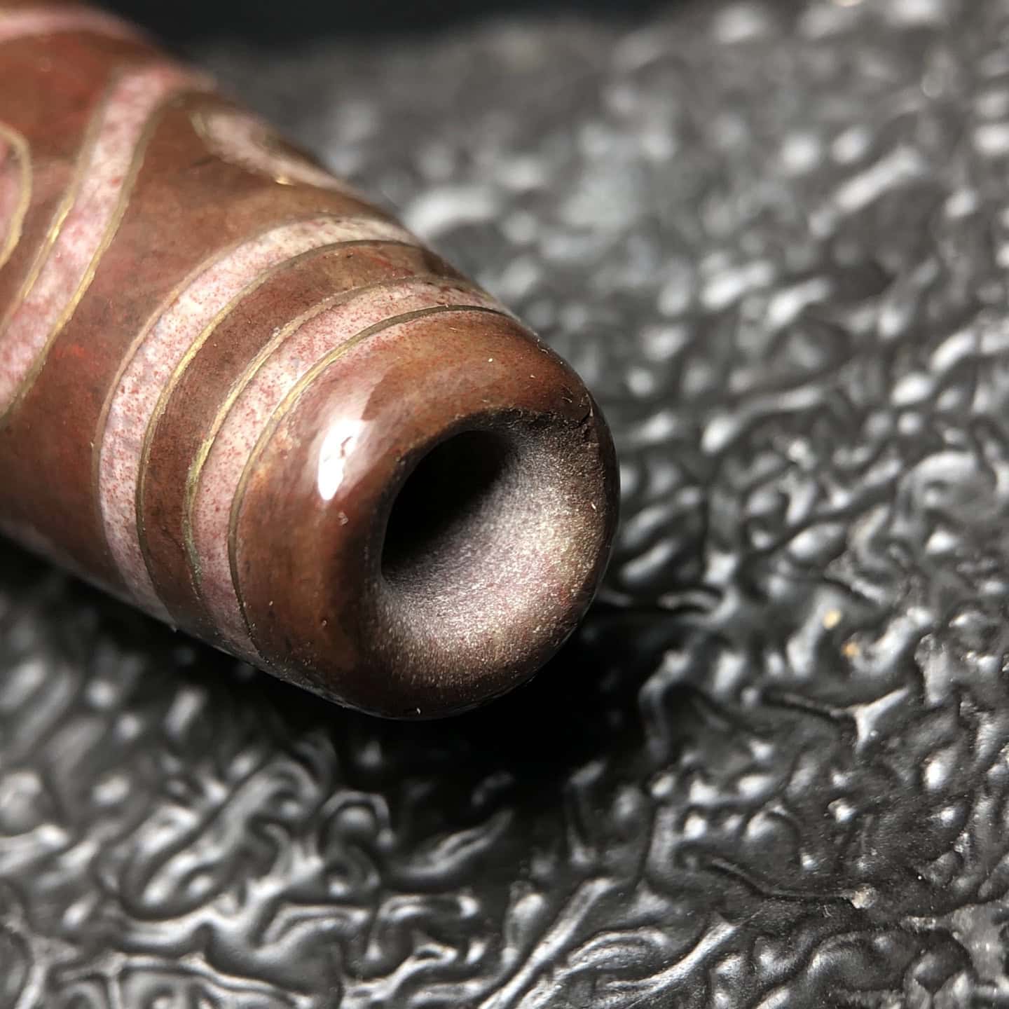 Chinese Natural Agate DZI Beads