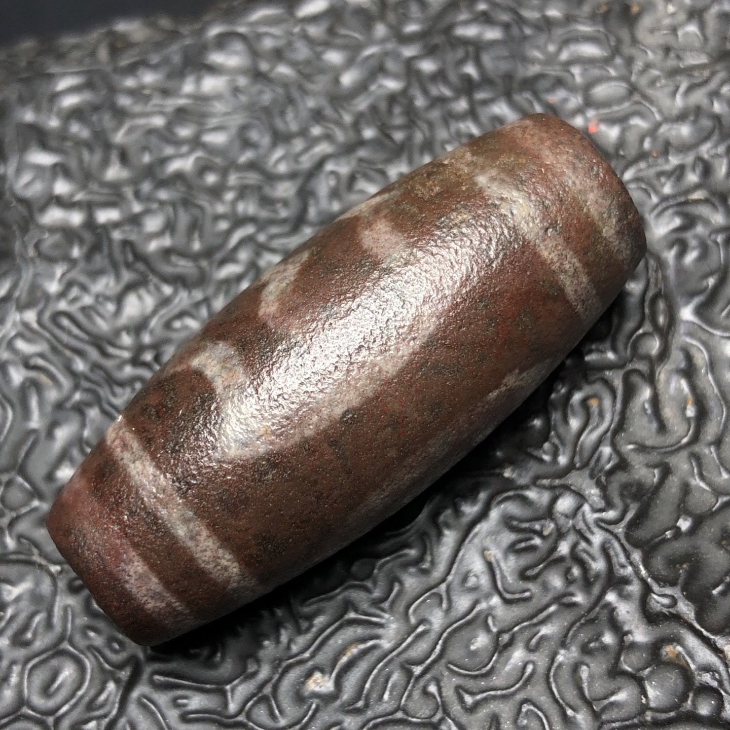 Chinese Natural Agate DZI Beads